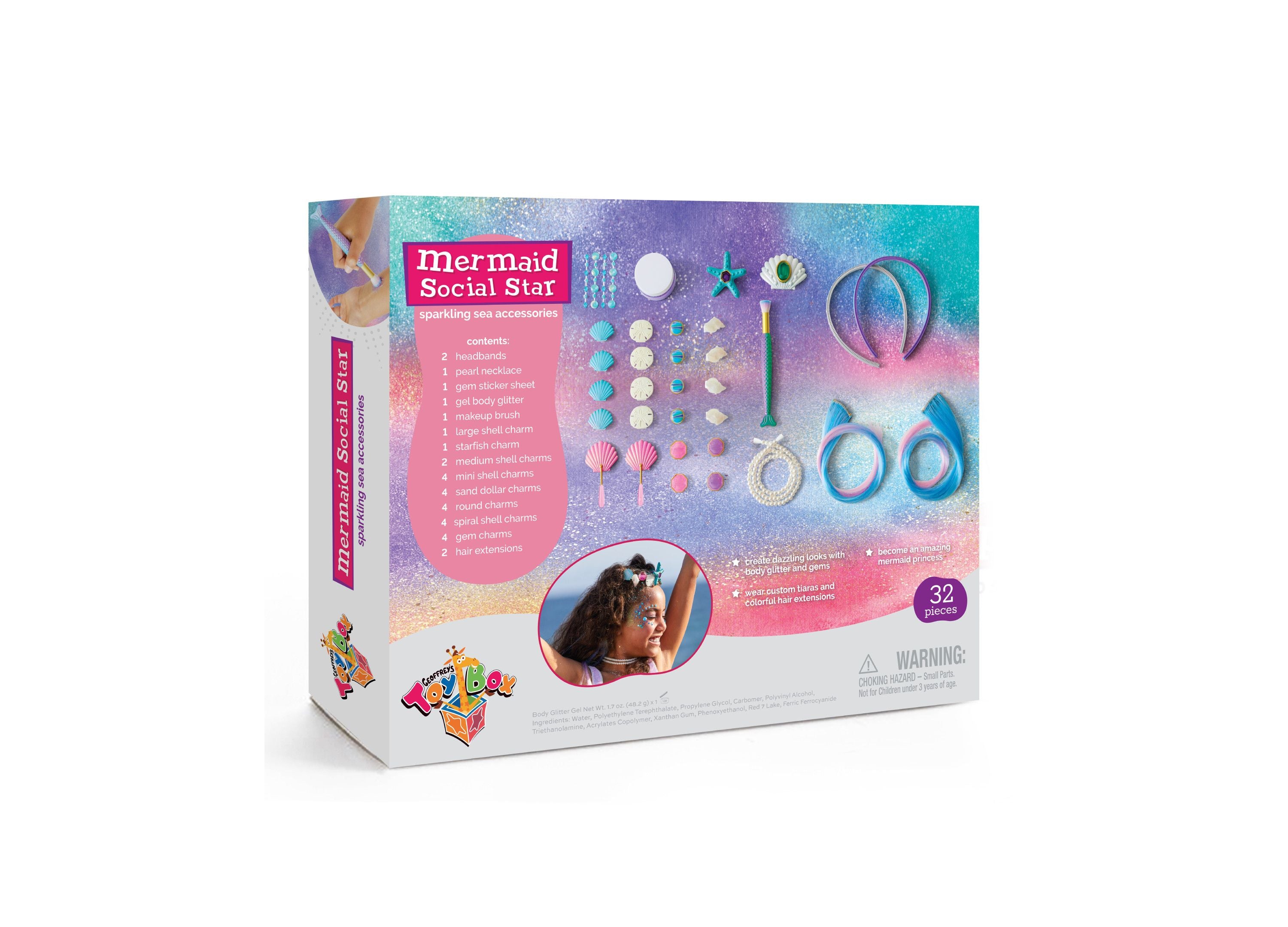 Alternative view of Geoffrey's Toy Box 32-Piece Mermaid Social Star Accessory Set - Exclusive to Macy's