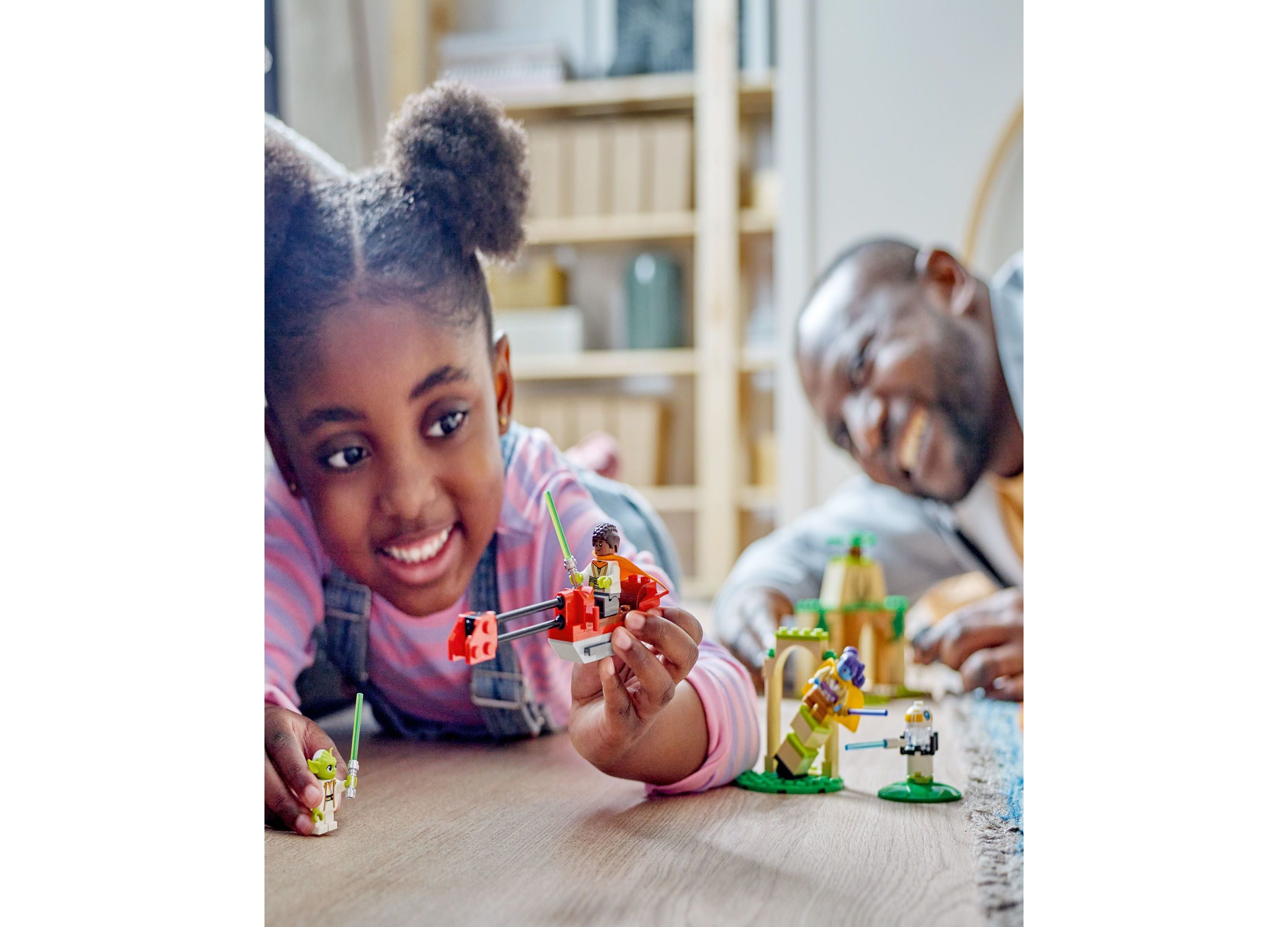 Alternative view of LEGO Star Wars Tenoo Jedi Temple 124-Piece Building Set with Yoda, Lys Solay, and Kai Brightstar