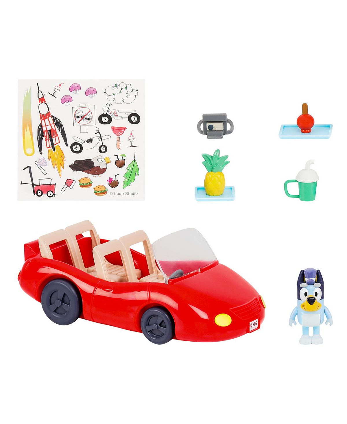 Bluey's Escape Convertible Playset with Exclusive Butler Bluey Figure - Image 7