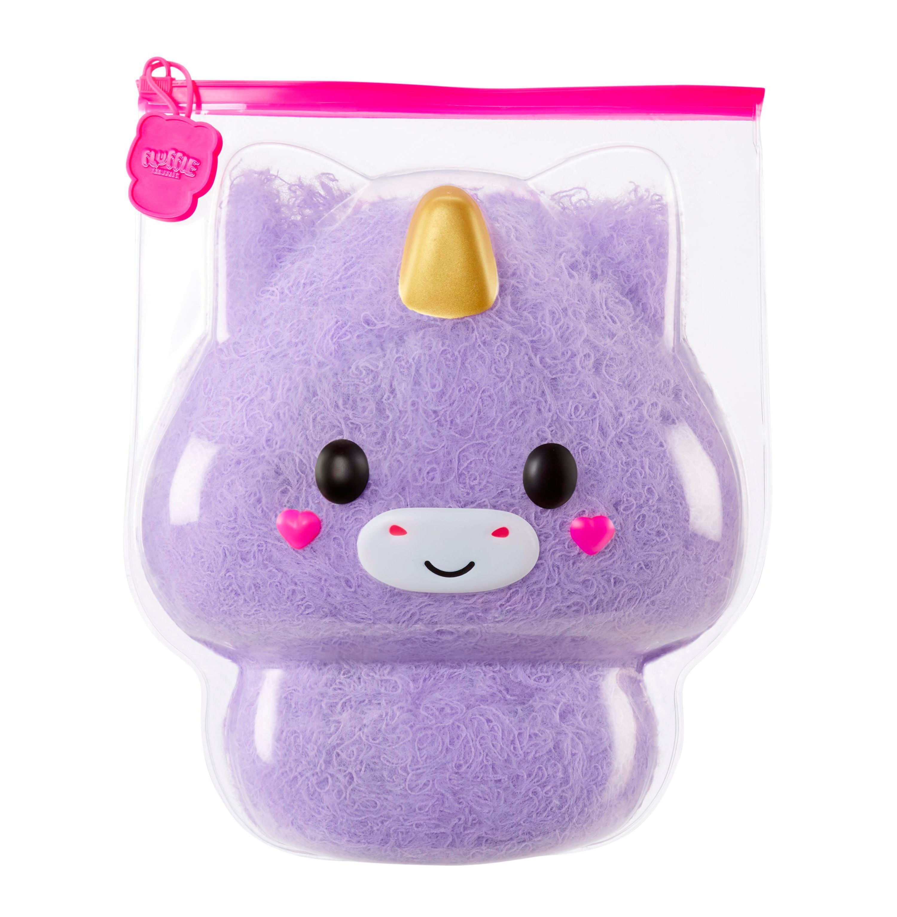 Alternative view of Fluffie Stuffiez 12 inch Interactive Unicorn Plush - Purple