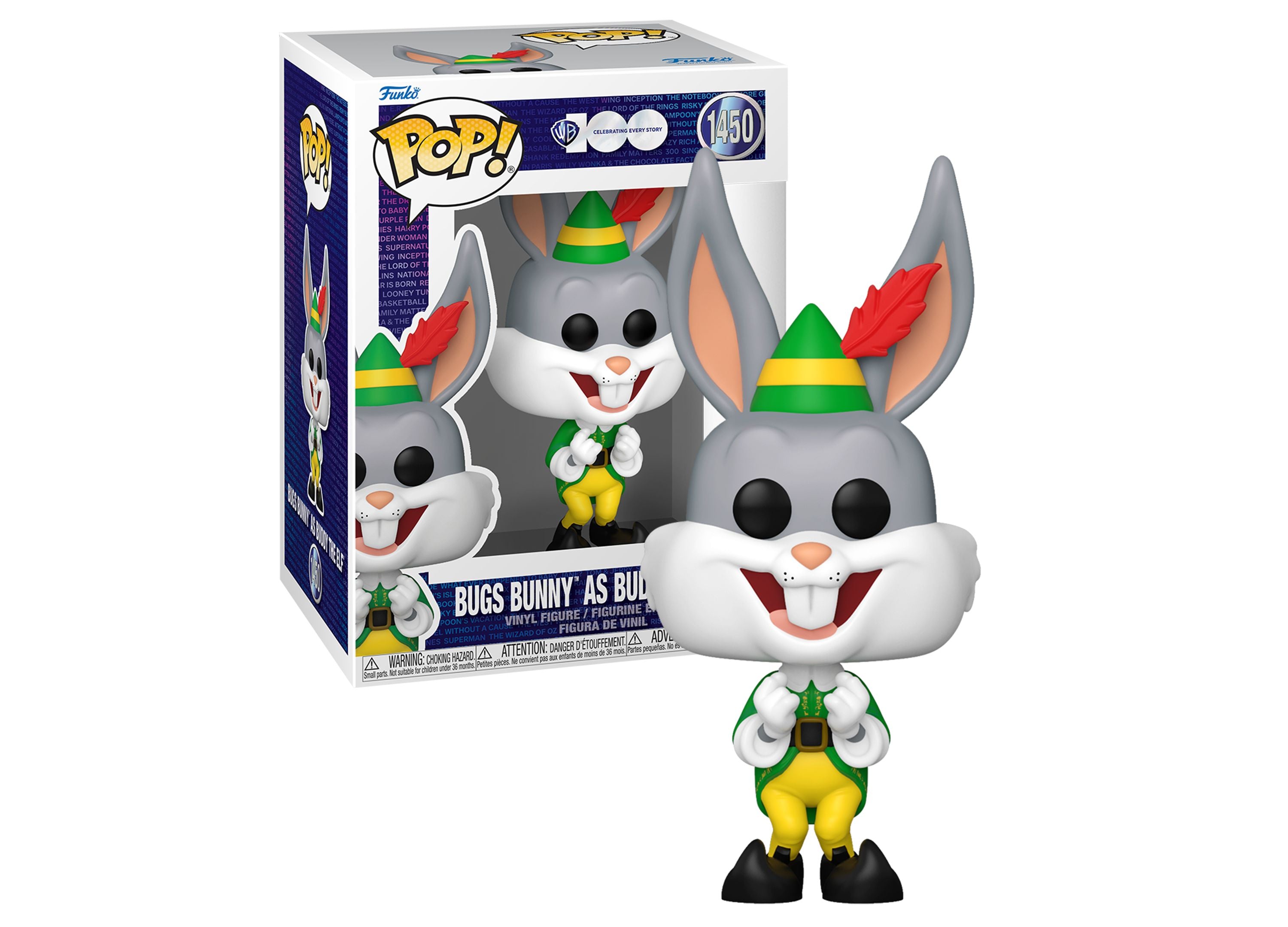 Alternative view of Funko POP Movies: WB100 - Bugs as Buddy - Elf Edition