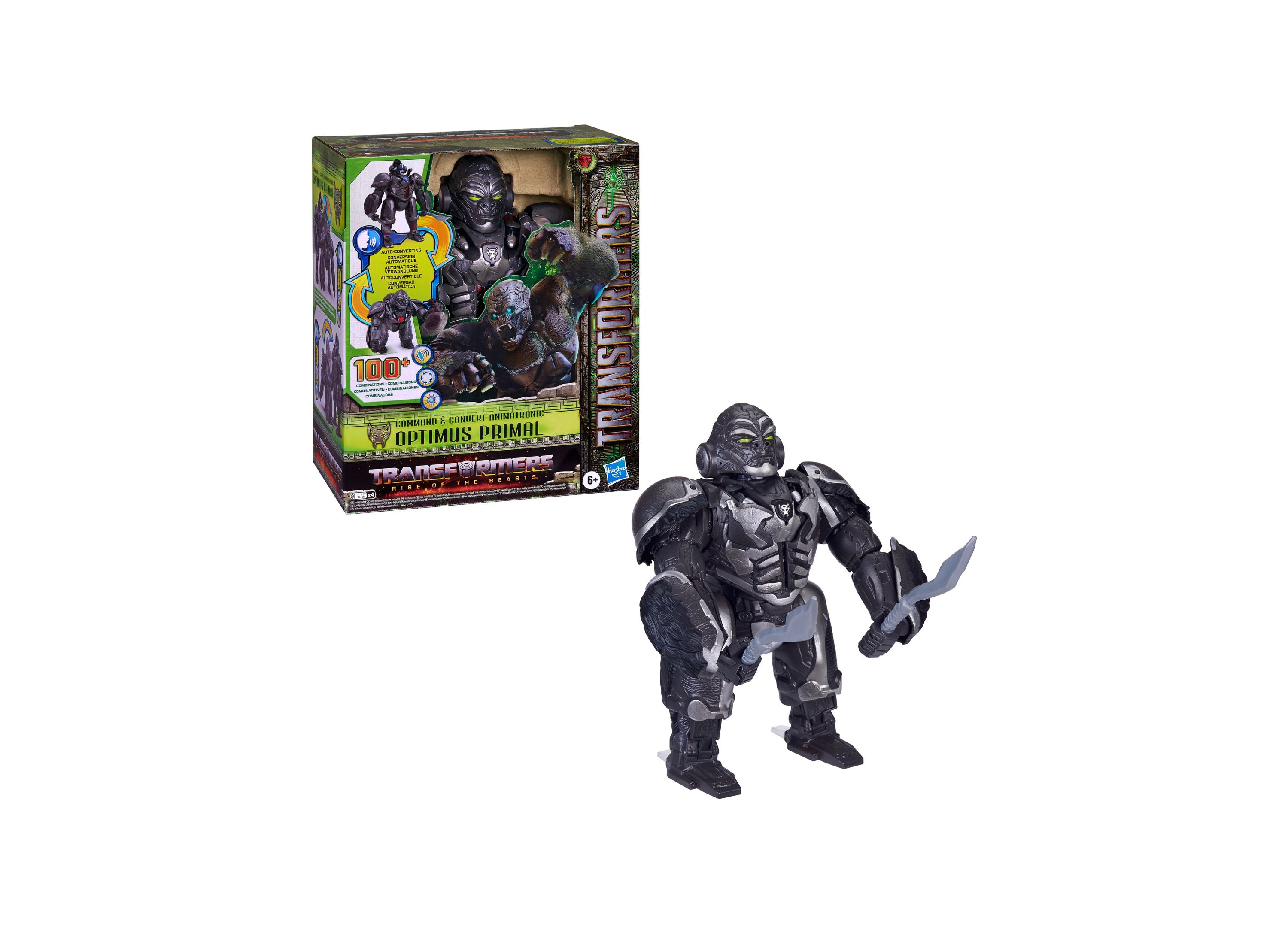 Hasbro Transformers: Rise of the Beasts 12.5-inch Command & Convert Animatronic Optimus Primal - Image 3