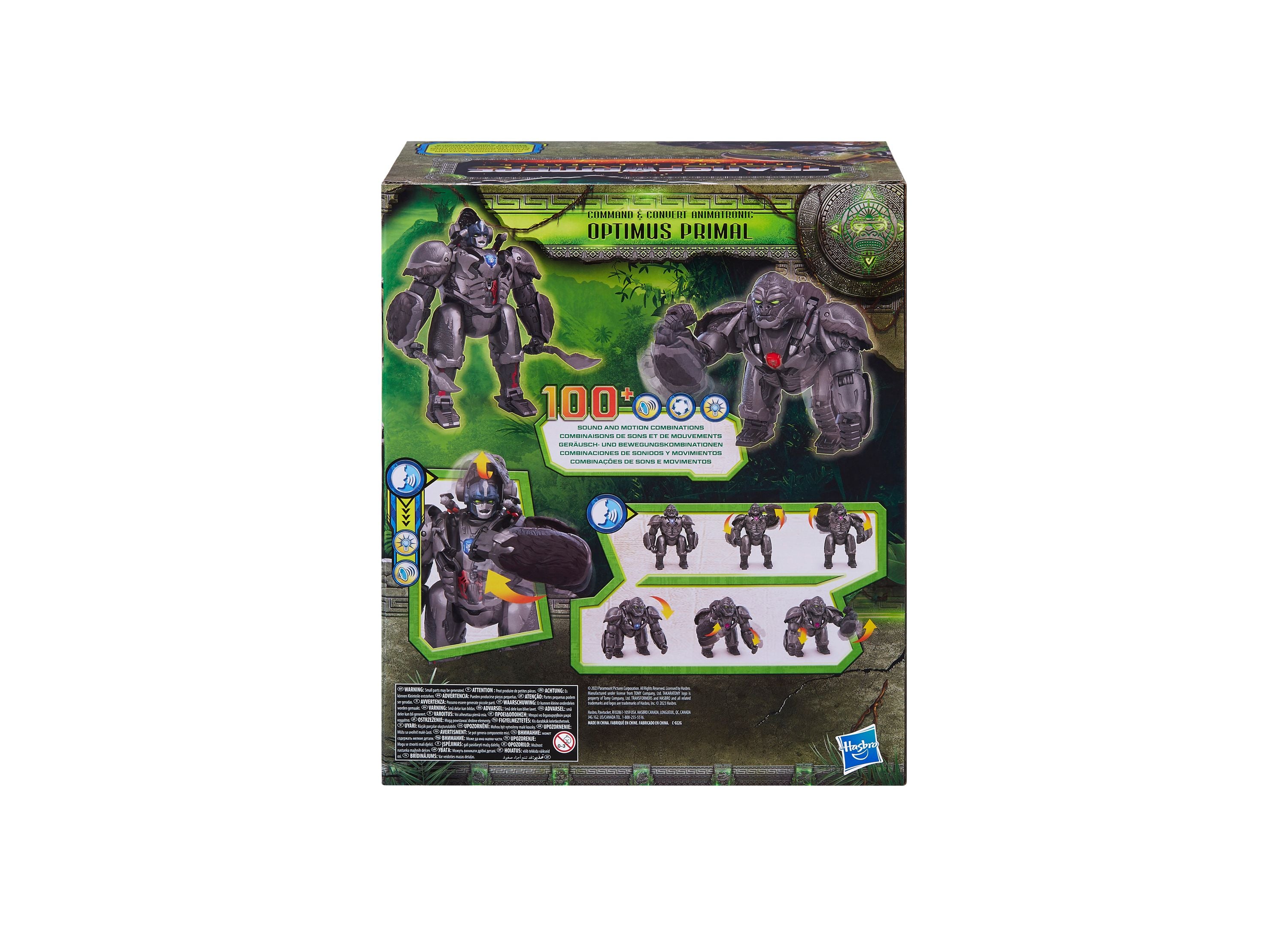 Hasbro Transformers: Rise of the Beasts 12.5-inch Command & Convert Animatronic Optimus Primal - Image 6