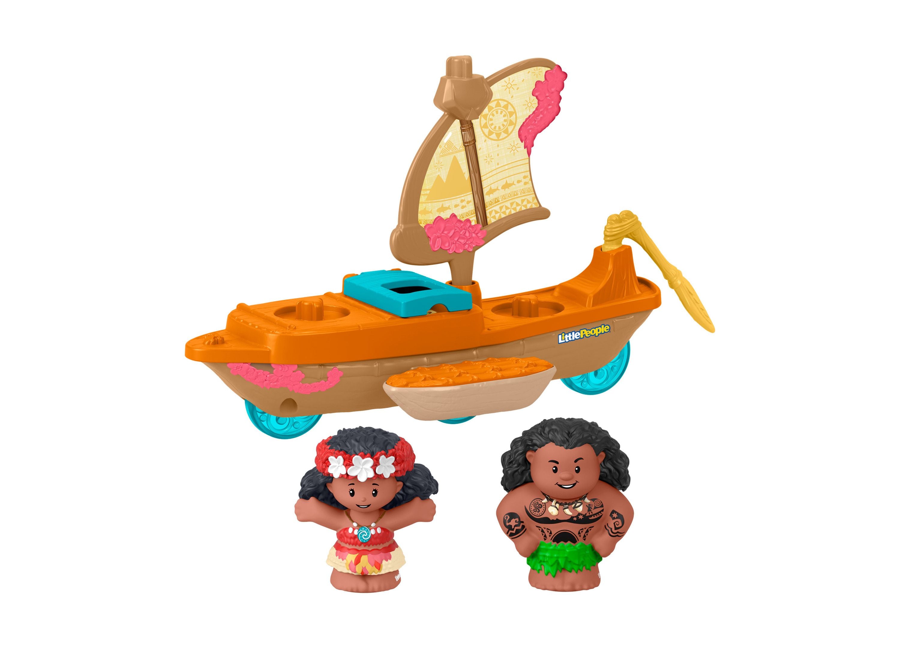 Fisher Price Little People Disney Moana & Maui Adventure Canoe