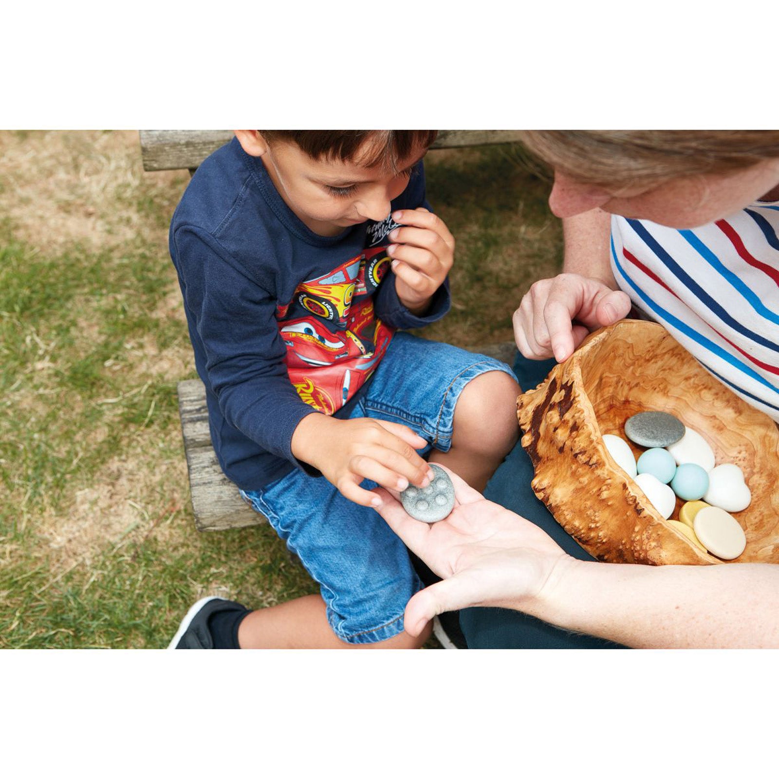 Alternative view of Yellow Door Sensory Worry Stones ?? Calming Focus Aid For Kids, Set Of 12