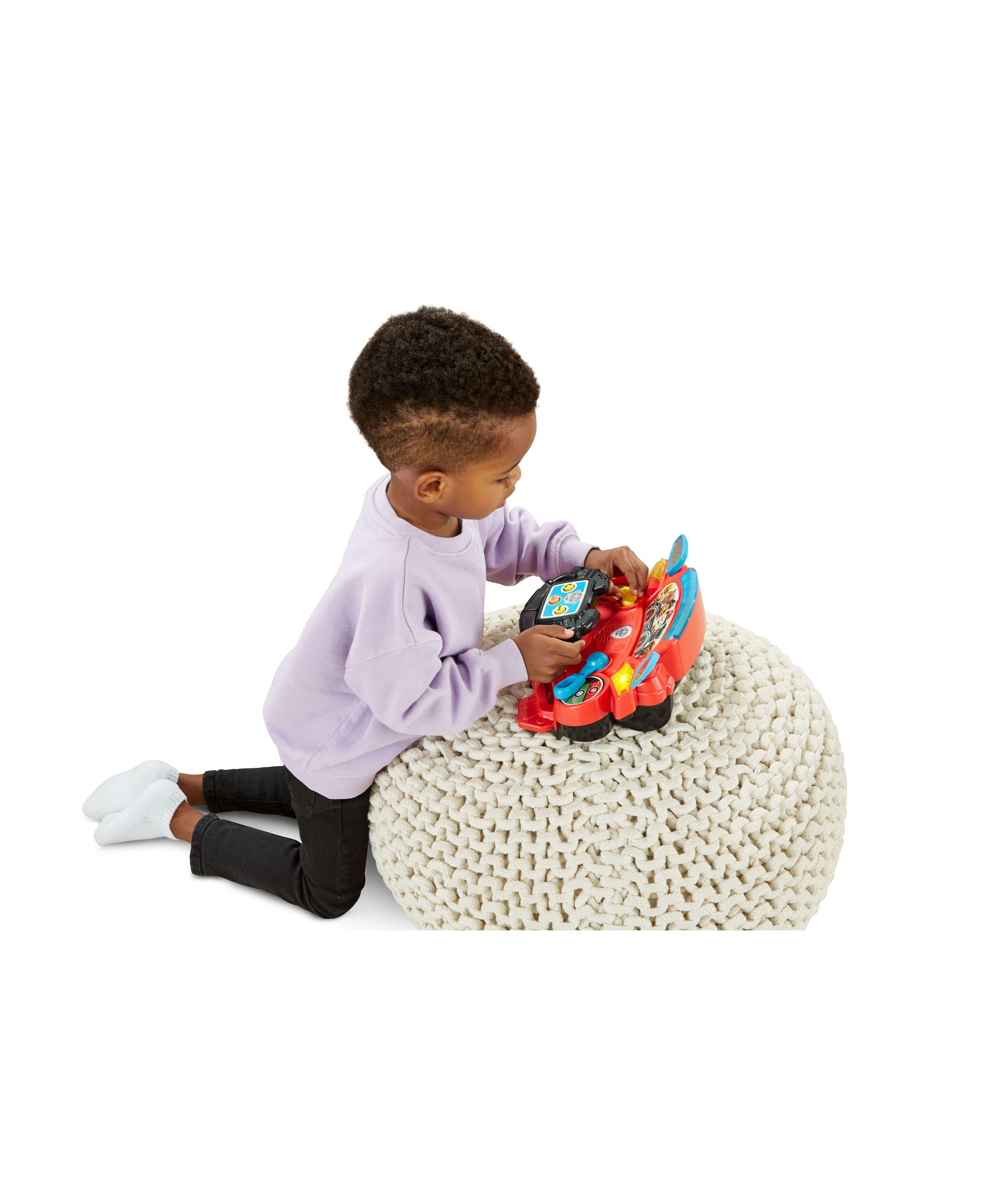 Alternative view of VTech Paw Patrol Rescue Driver ATV Fire Truck Interactive Learning Toy