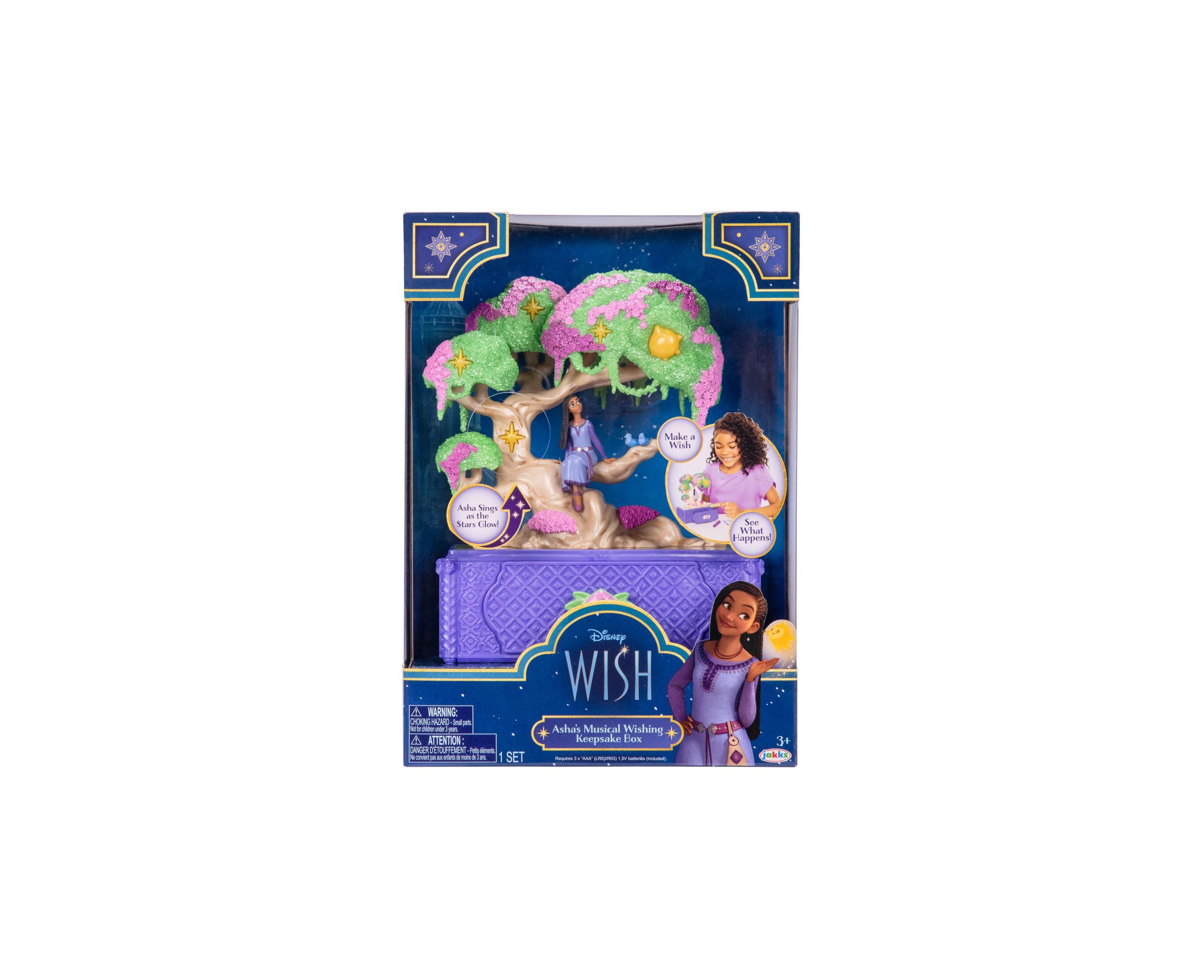 Disney Wish Asha's Musical Wishing Tree Jewelry Box - Interactive Playset - Image 2