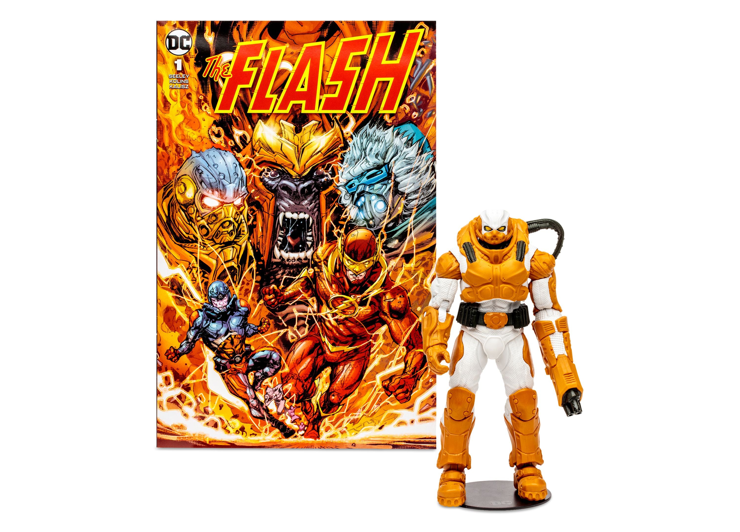 DC Direct Heat Wave 7-Inch Action Figure with Collectible Comic and Art Card - Image 5