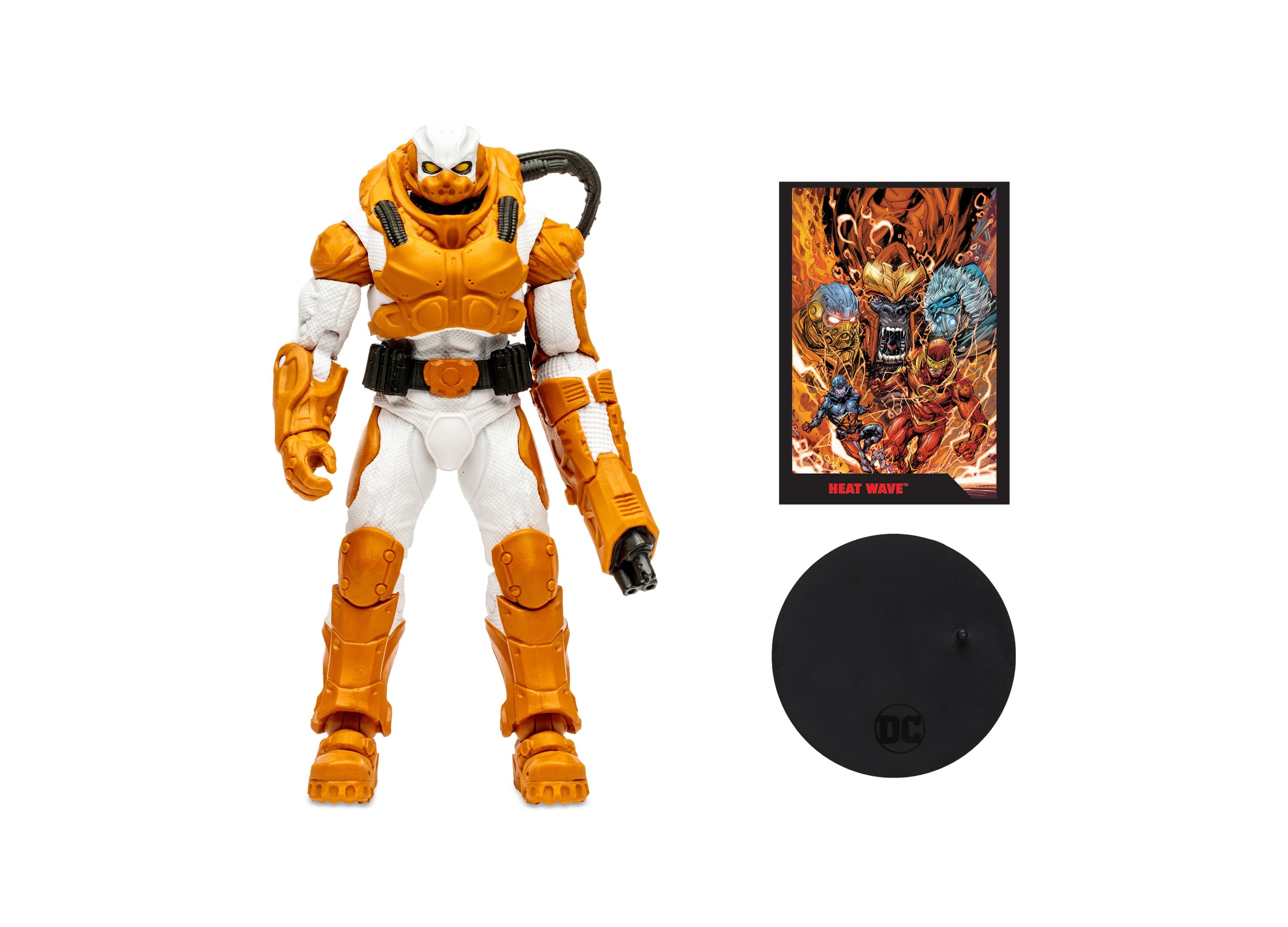 DC Direct Heat Wave 7-Inch Action Figure with Collectible Comic and Art Card - Image 12
