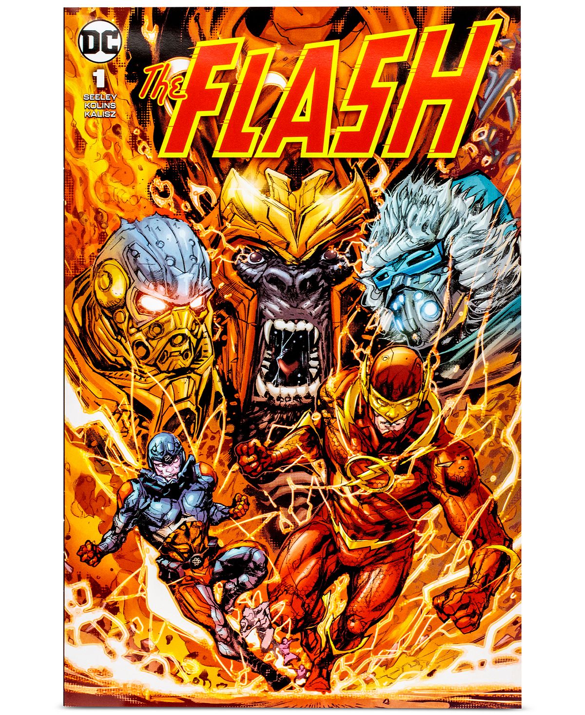 DC Direct Heat Wave 7-Inch Action Figure with Collectible Comic and Art Card