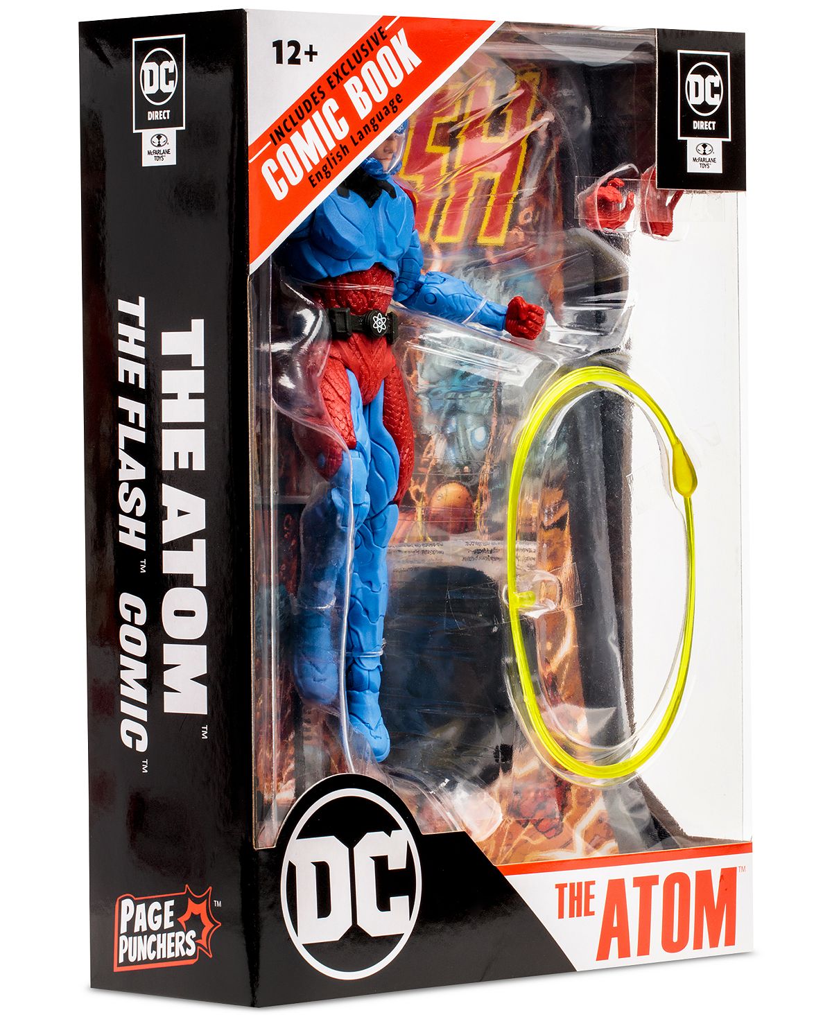 Alternative view of DC Direct The Atom 7-Inch Action Figure with Comic and Art Card