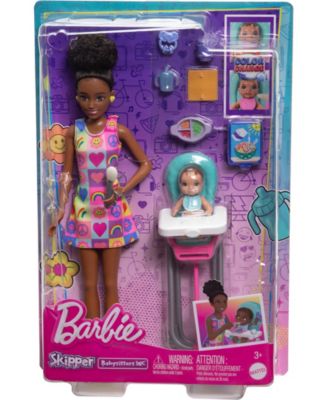 Barbie Skipper Babysitters Inc. Mealtime Fun Play Set with 10 Accessories - Image 3