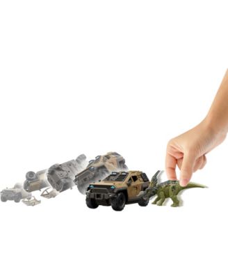 Jurassic World Mission Mayhem Truck with Detachable Claw and Einiosaurus Figure - Image 3