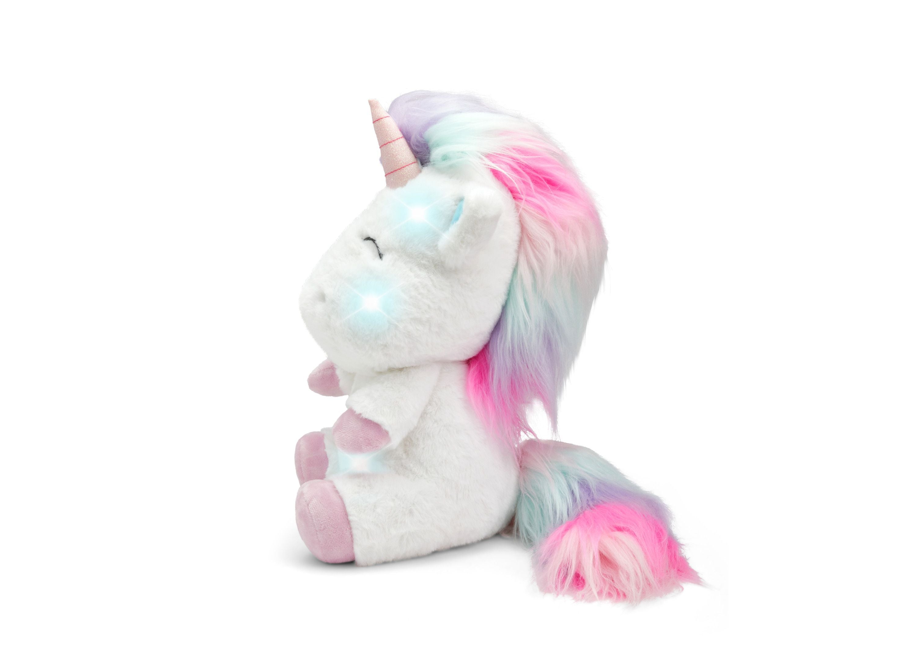 Geoffrey's Toy Box 12-inch Interactive Unicorn Plush with LED Lights and Sound - Image 4