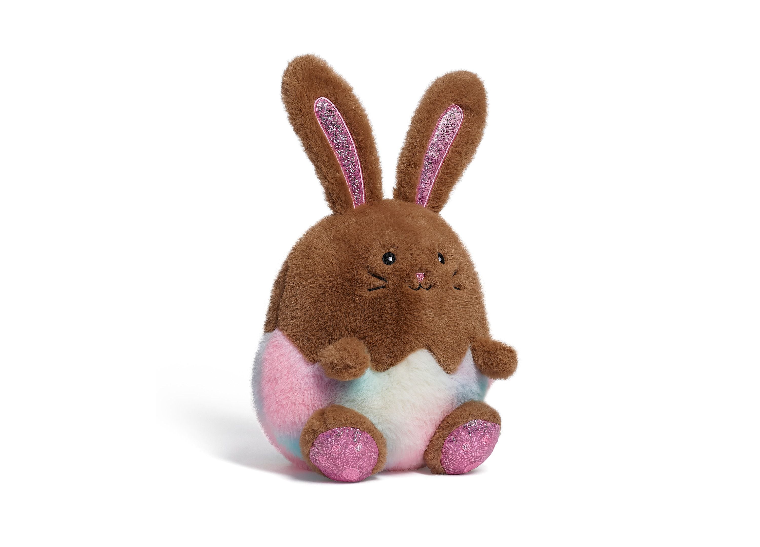 Geoffrey's Toy Box Tasties 10-inch Chocolate Egg Bunny Plush
