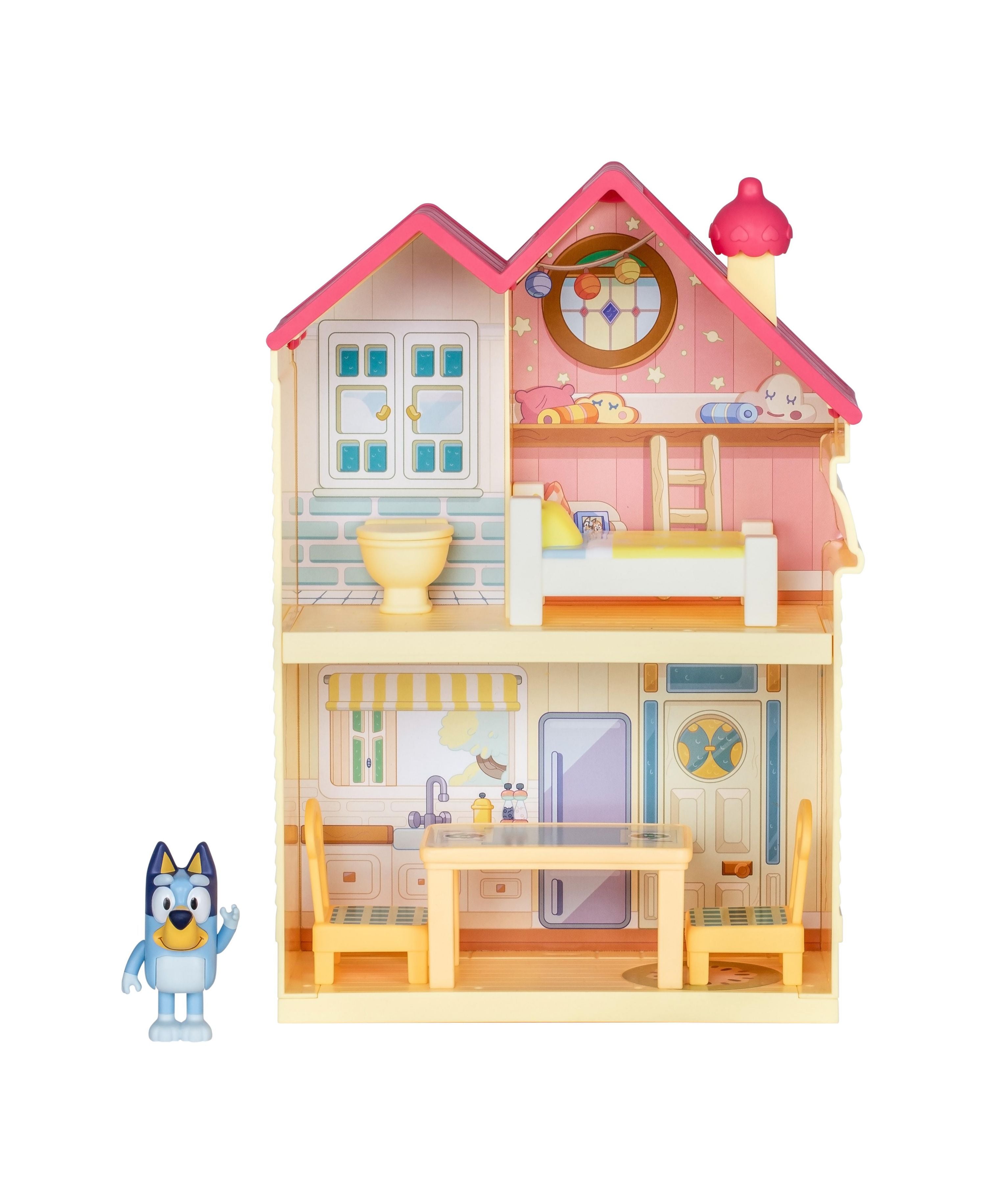 Alternative view of Bluey Mini Heeler Home Playset with Figures and Accessories