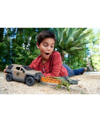 Jurassic World Mission Mayhem Truck with Detachable Claw and Einiosaurus Figure - Image 5