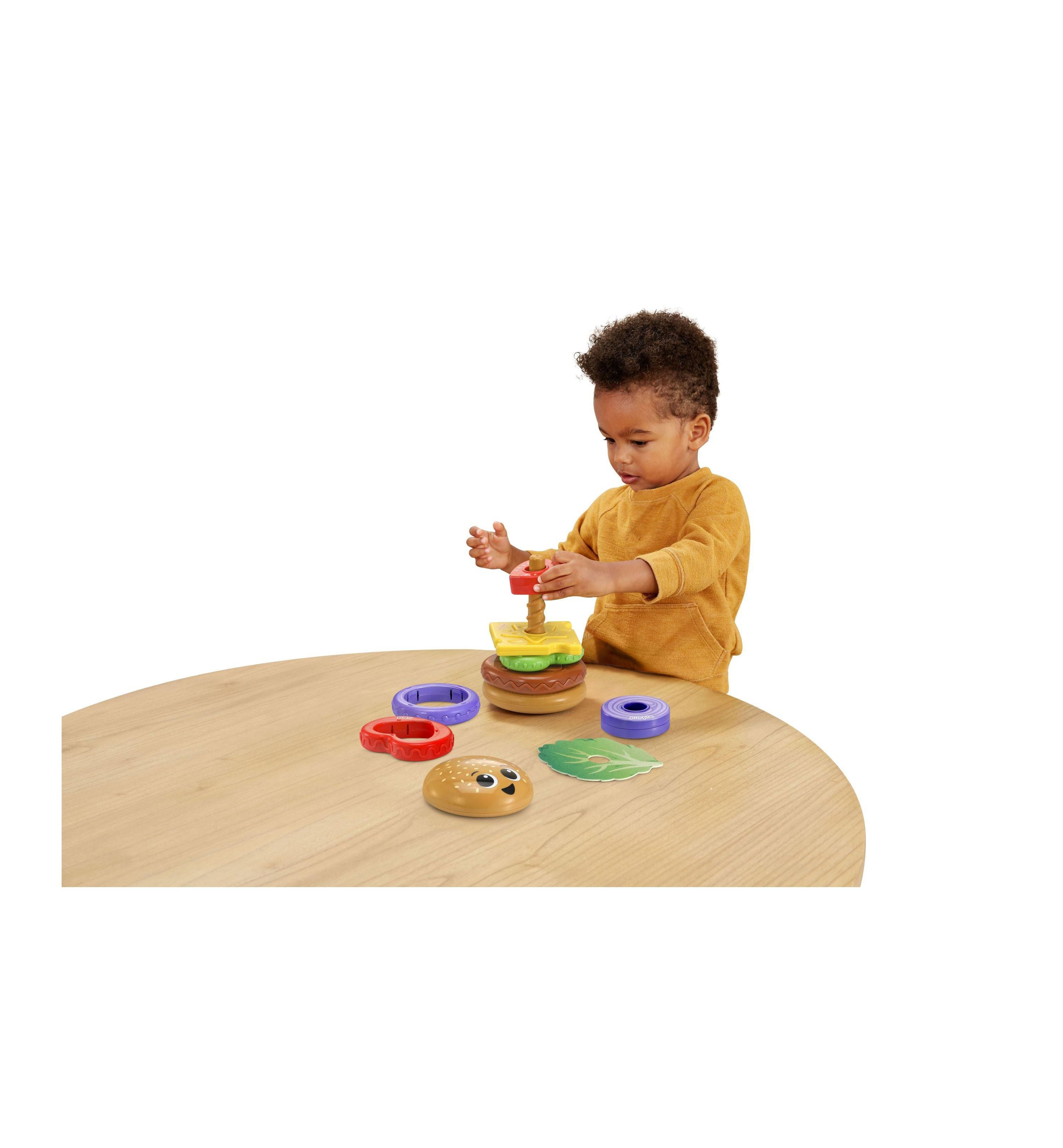 Alternative view of VTech 4-in-1 Learning Hamburger - Interactive Stacking and Puzzle Toy
