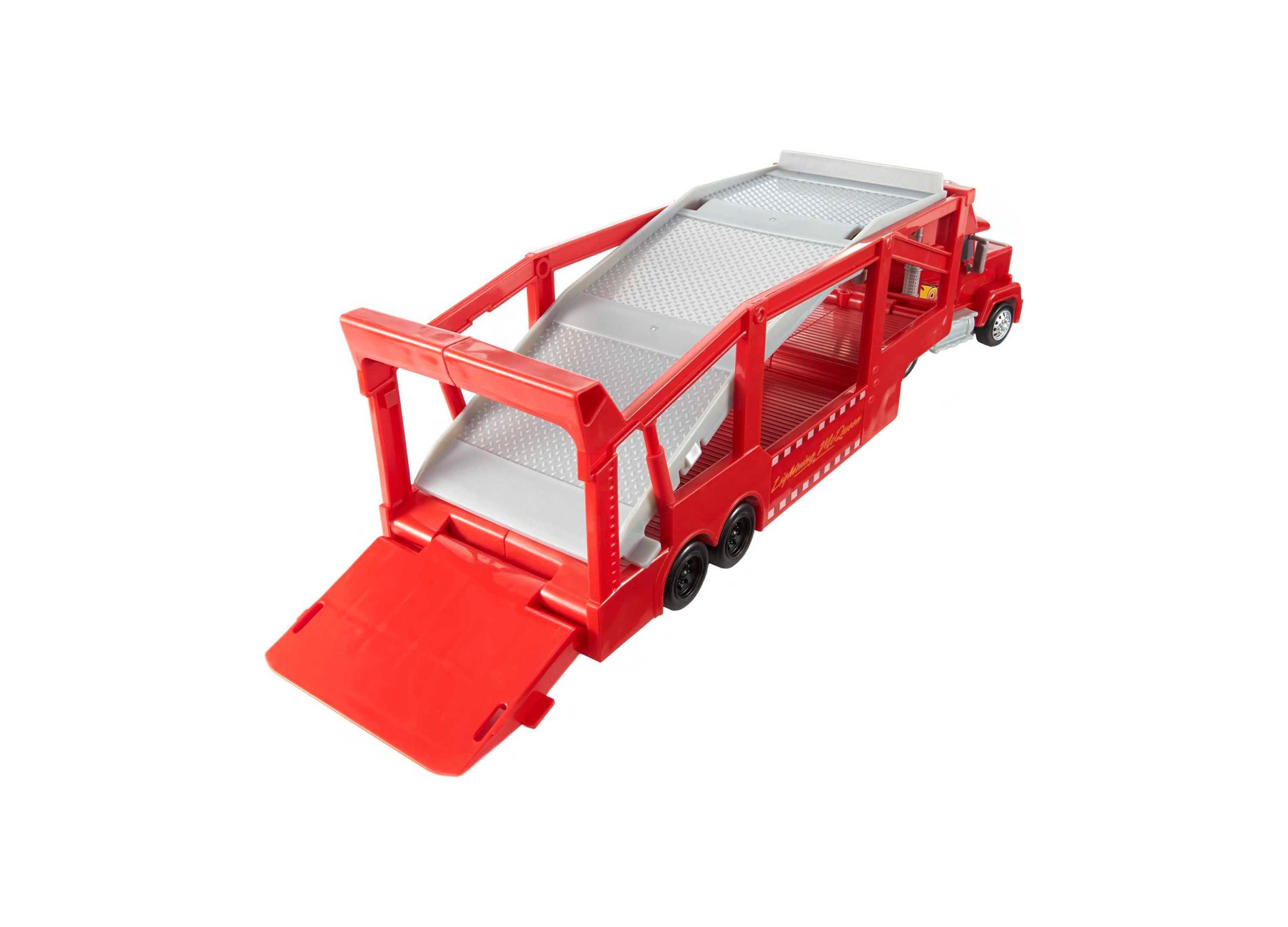 Disney Pixar Cars Mack Hauler 13" Toy Truck with Storage Ramp - Image 3