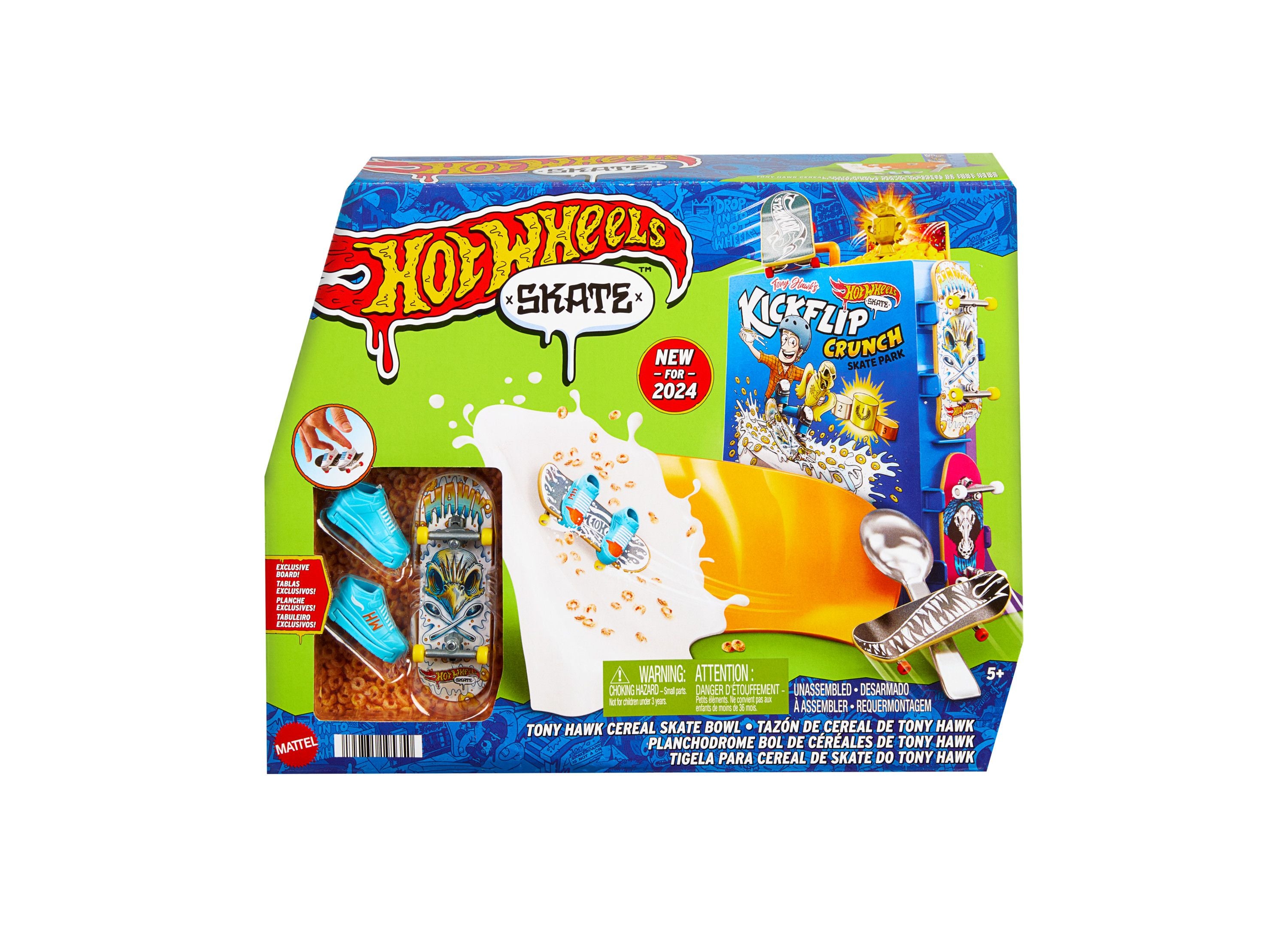 Alternative view of Tony Hawk Cereal Skate Bowl Fingerboard Set with Exclusive Board