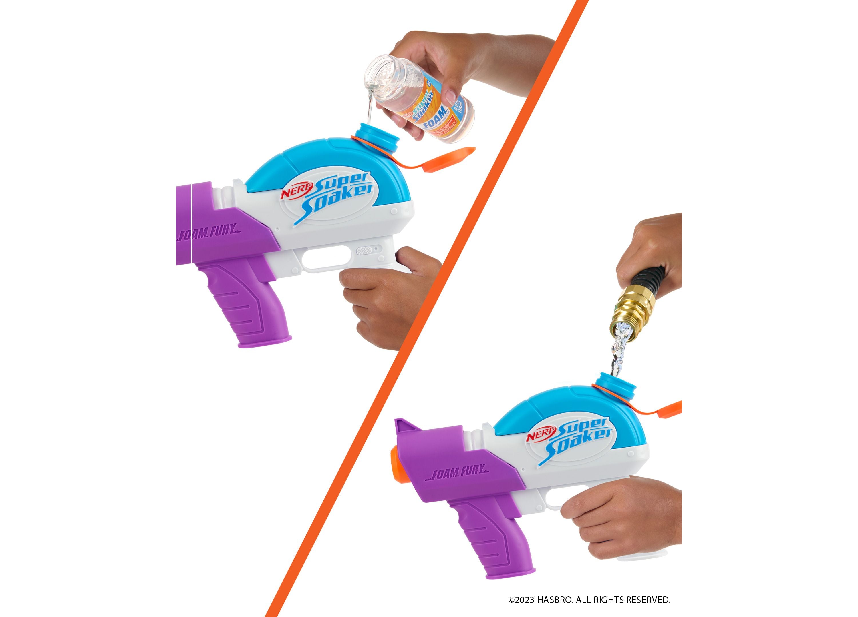 Alternative view of Nerf Super Soaker Foam Fury Blaster by WowWee - Ultimate Foam and Water Blaster