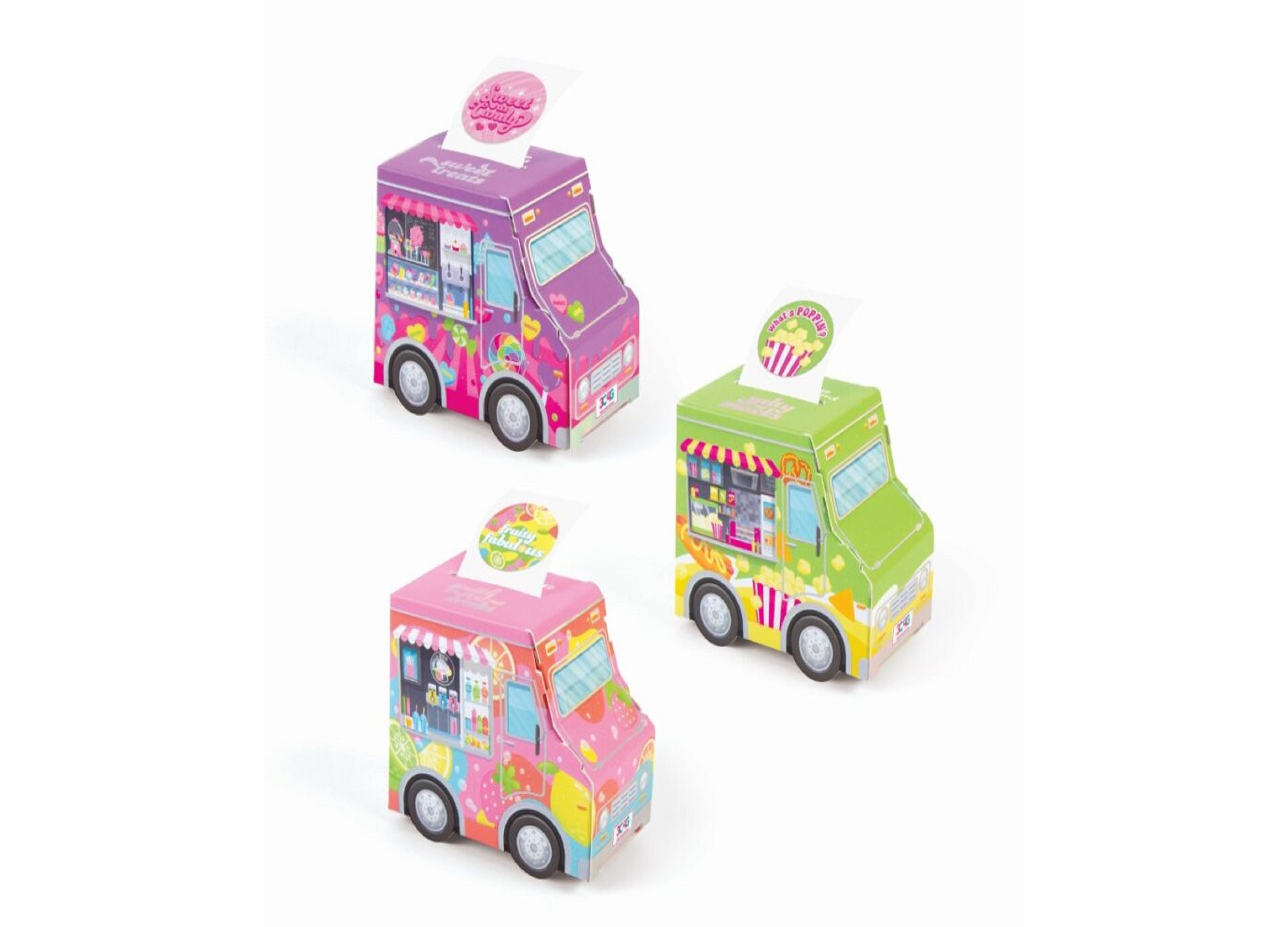 Alternative view of 3C4G Food Truck Festival Scented Sticker Set for Kids Age 6+