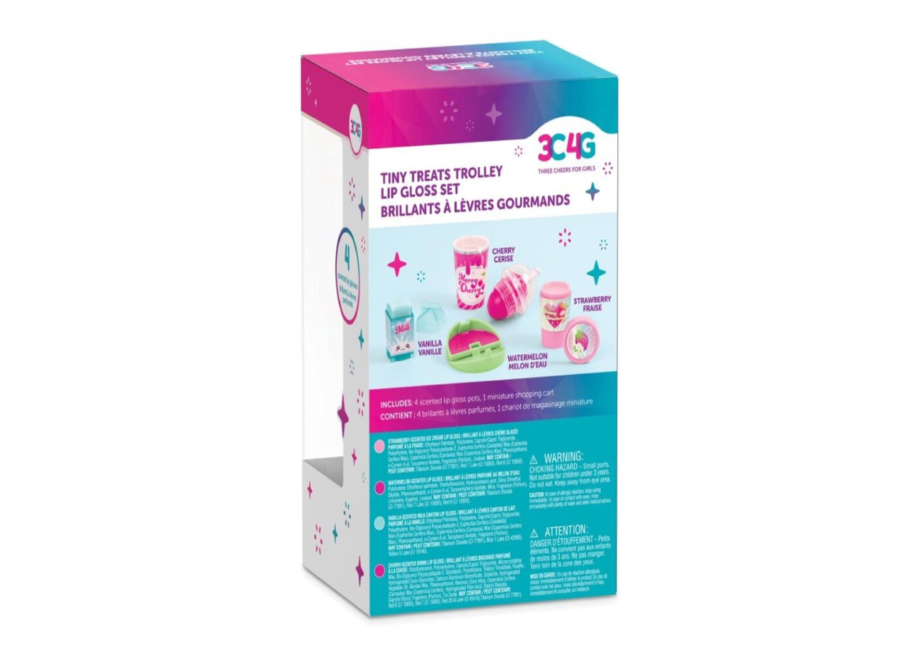 Alternative view of 3C4G Tiny Treats Trolley Scented Lip Gloss Set for Girls Ages 8+