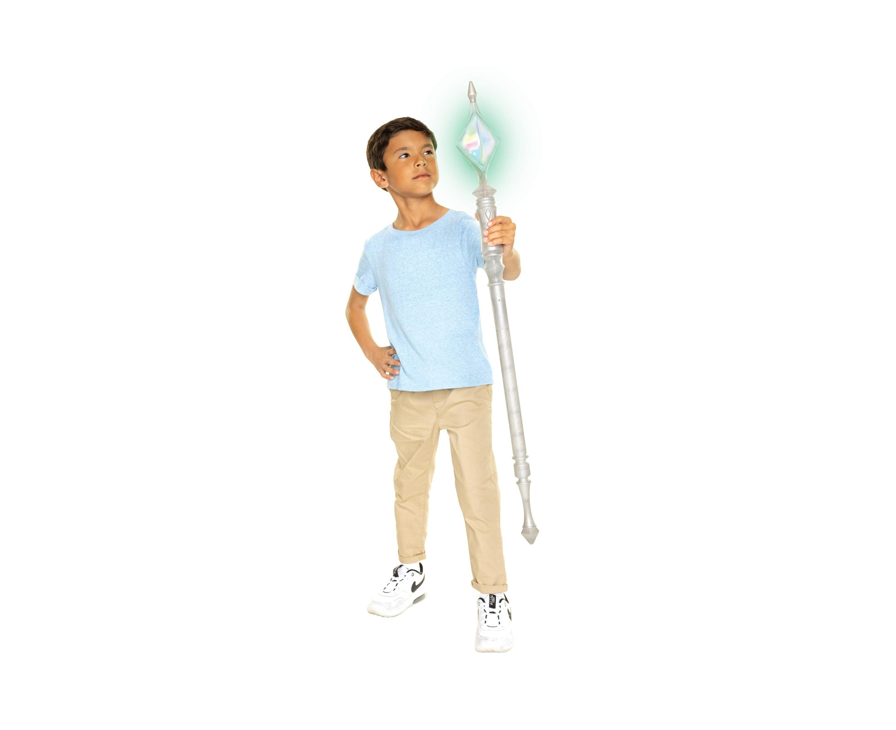 Alternative view of Wish- Disney Magnifico's Mystical Staff - Light and Sound Magic Toy