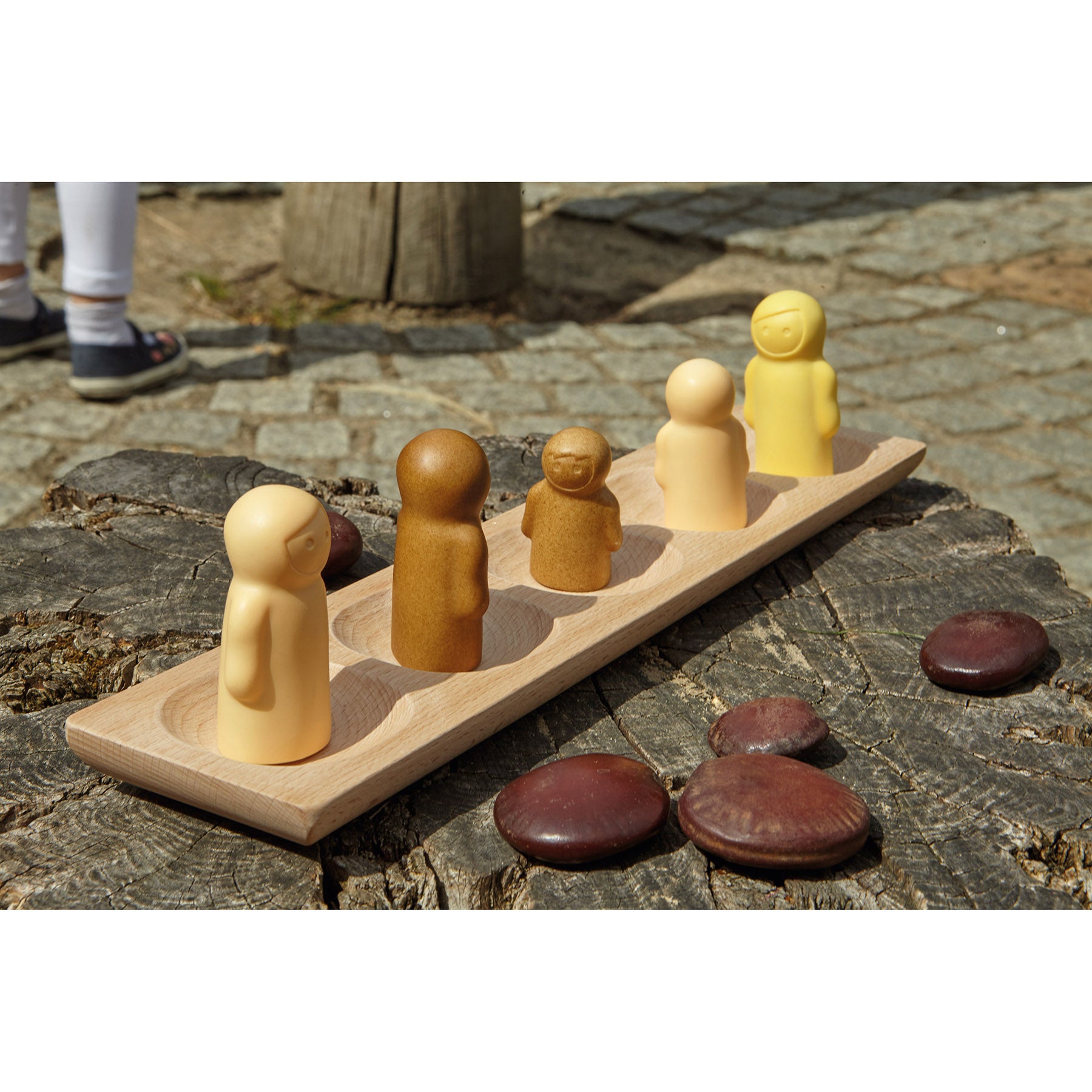 Yellow Door Little People Sensory Play Set ?? 9 Stone Mix Figures - Image 3