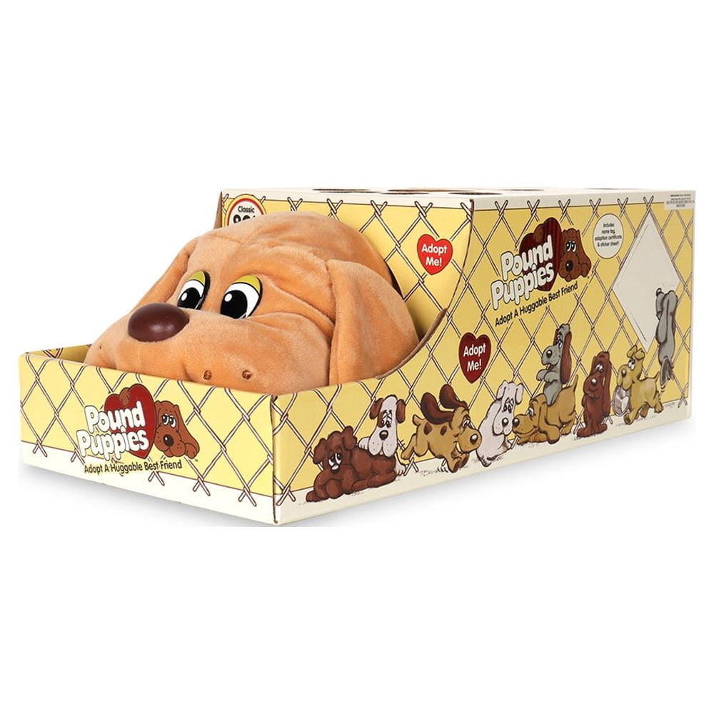 Pound Puppies 17 inch Plush Puppy - Beige with Brown Spots - Image 2