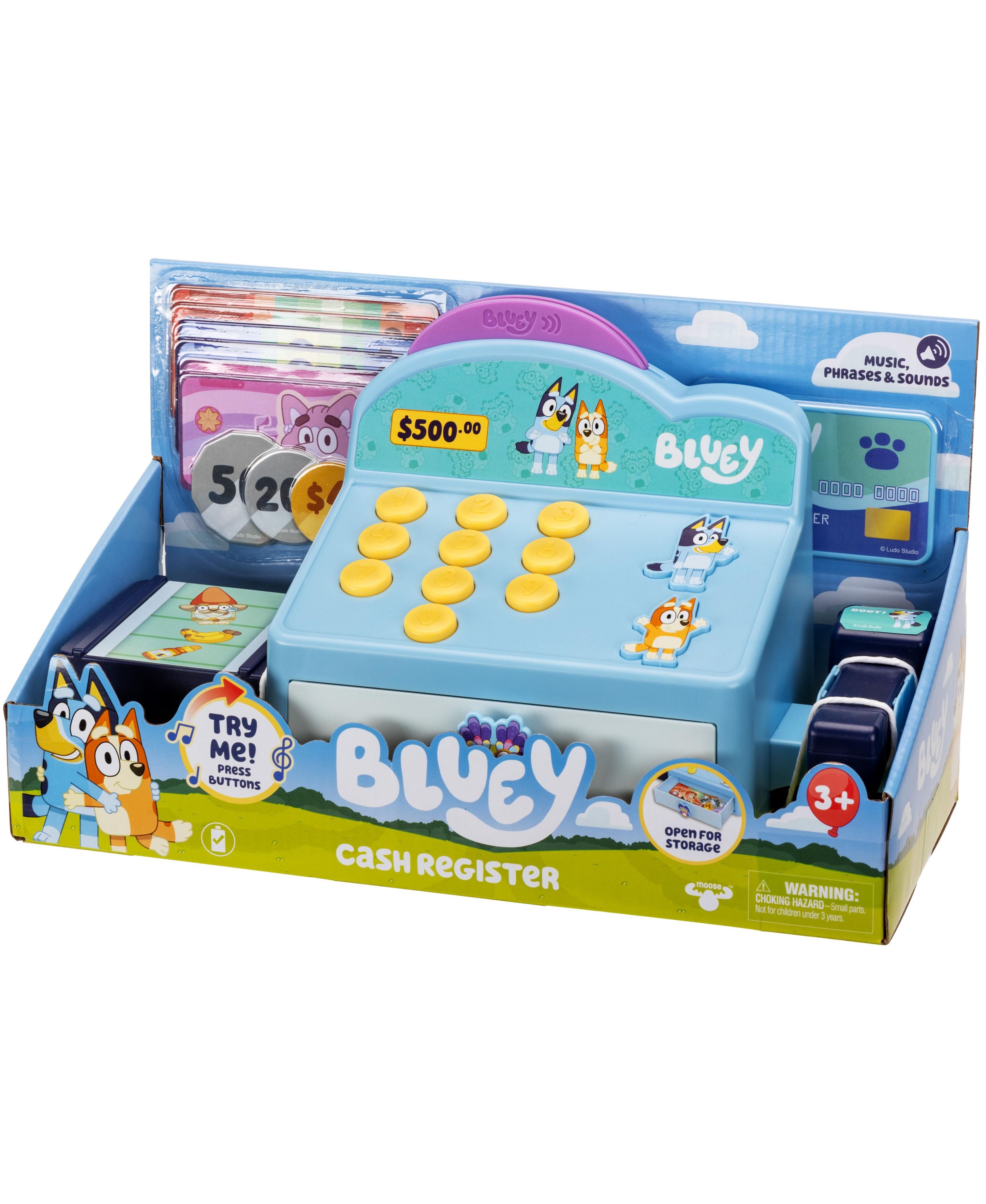Alternative view of Bluey S11 Interactive Role Play Cash Register