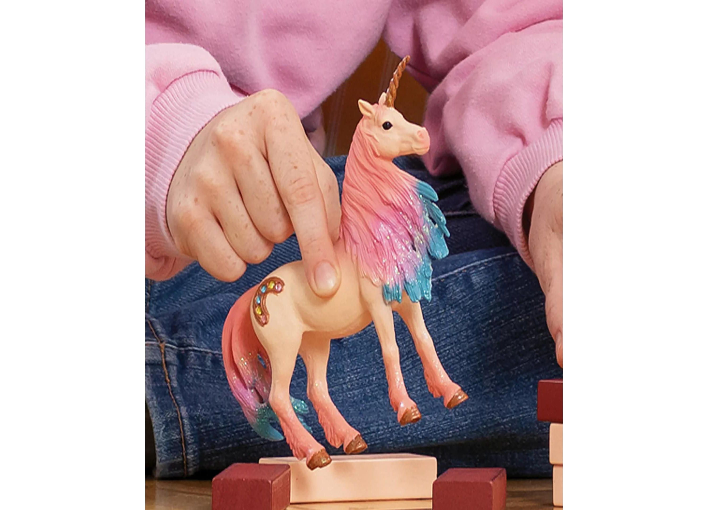 Alternative view of Schleich Bayala 7 inch Marshmallow Unicorn Mare - Magical Figurine