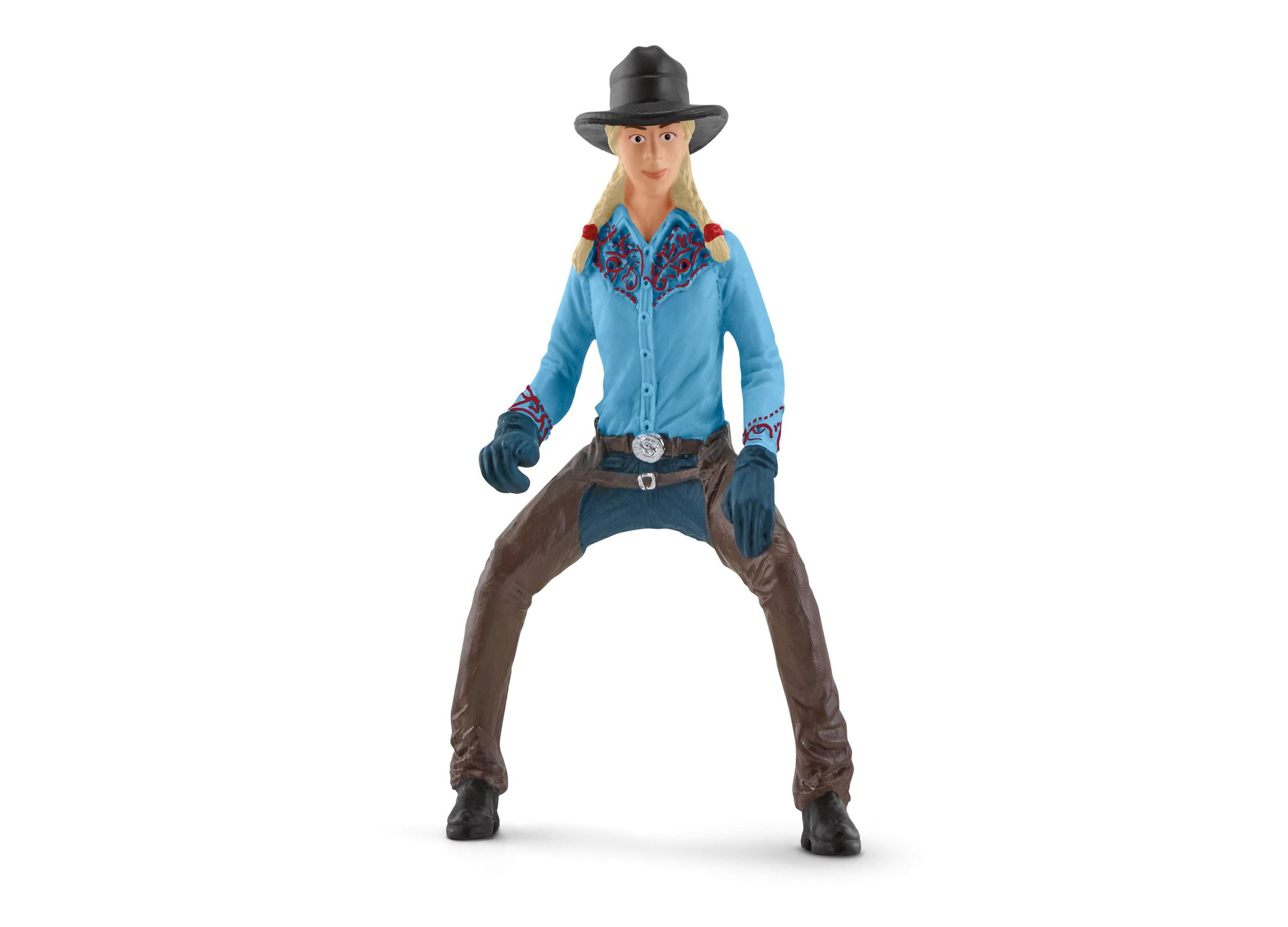 Schleich Farm World Cowgirl Team Roping Rodeo Playset - Image 8