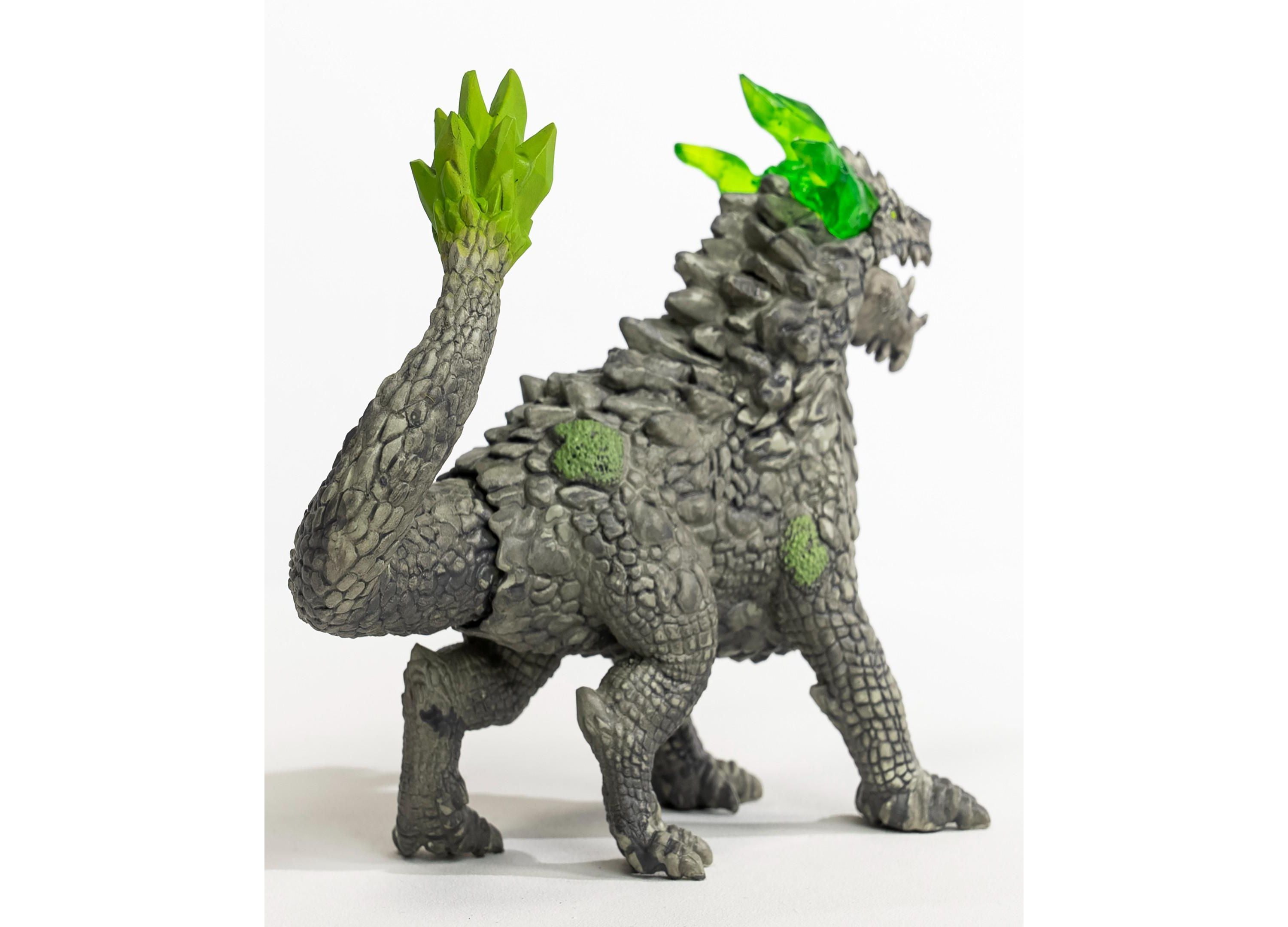 Schleich Eldrador Creatures 7.1 inch Stone Dragon Action Figure - Image 6