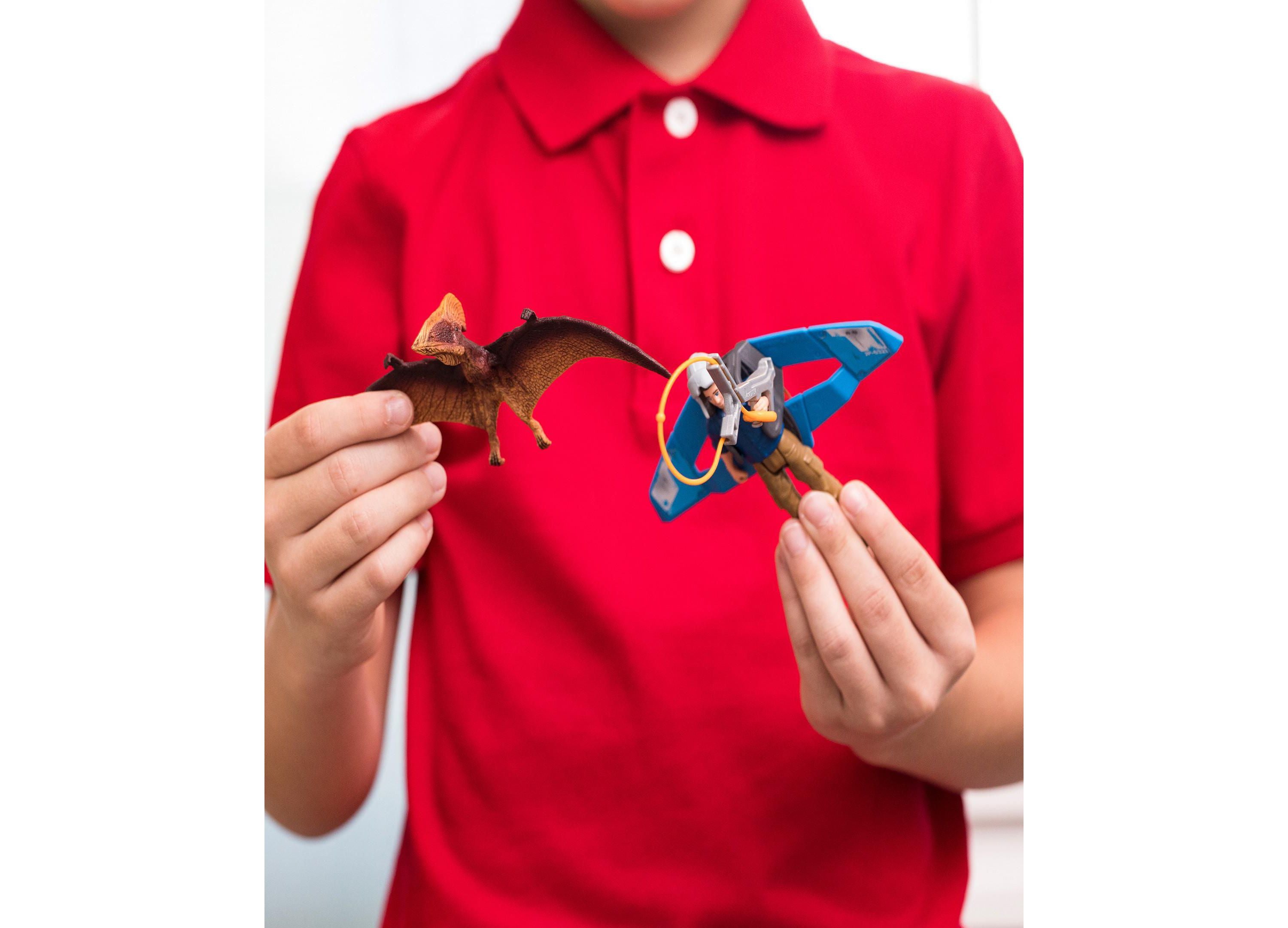 Alternative view of Schleich Dinosaurs Jetpack Chase - Dino Figurine Playset