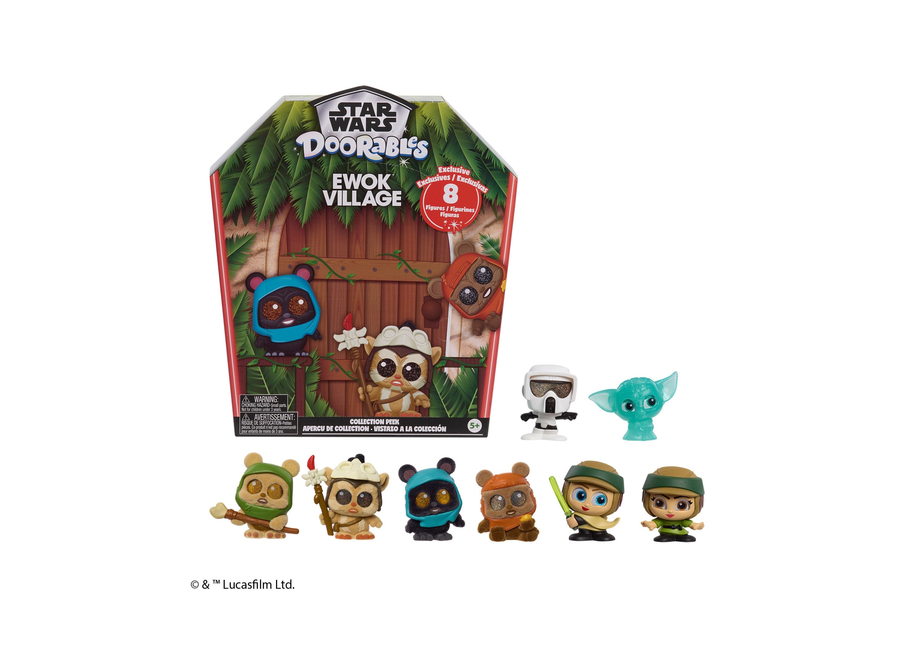 Alternative view of Star Wars Doorables Ewok Village Mini Figure Adventure Set