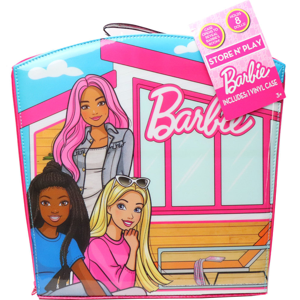 Alternative view of Barbie Store N' Play Doll Zipper Storage Case - Holds 8 Dolls