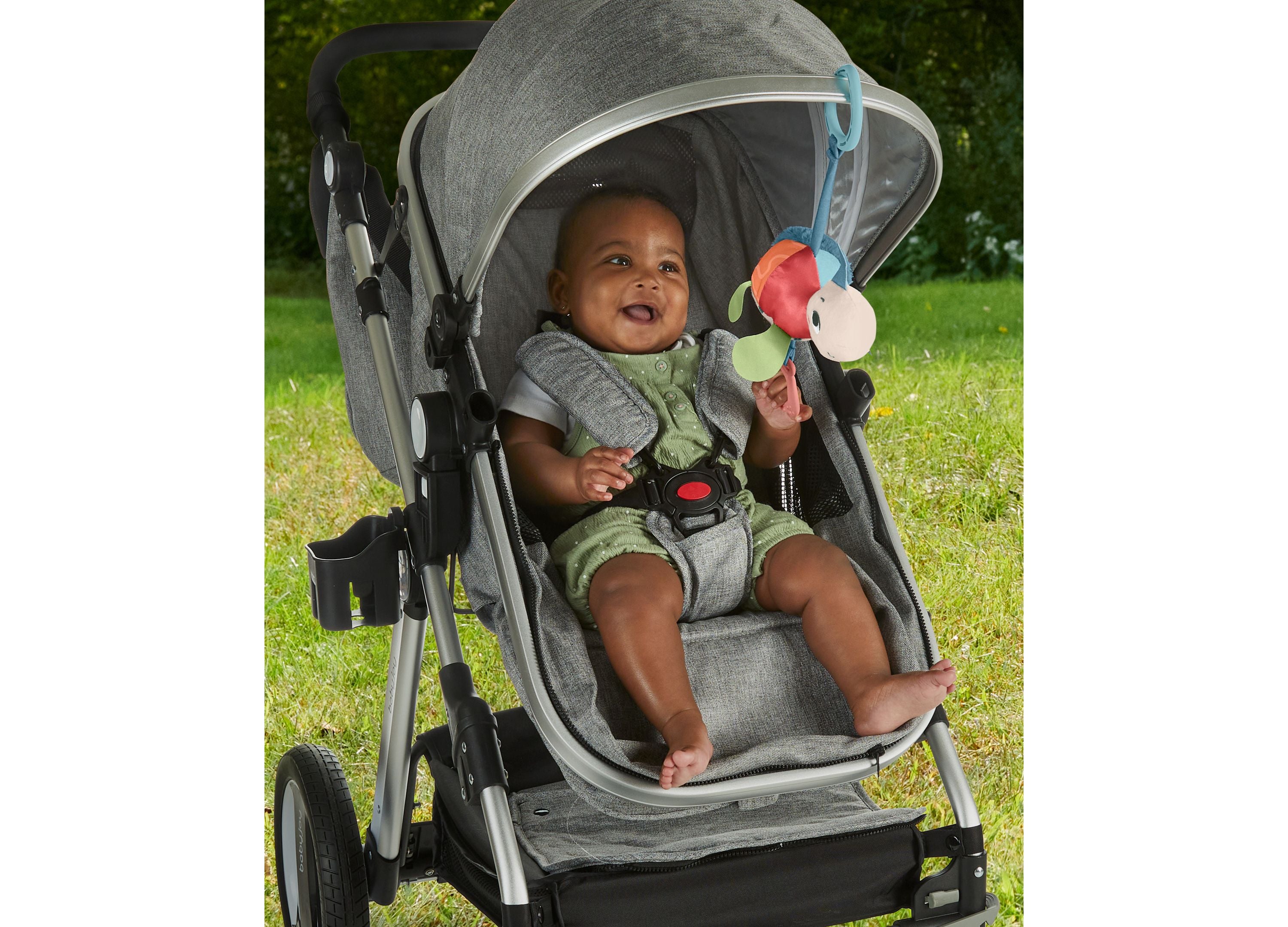 Fisher-Price Planet Friends - Sea Me Bounce Turtle Stroller Toy - Image 5