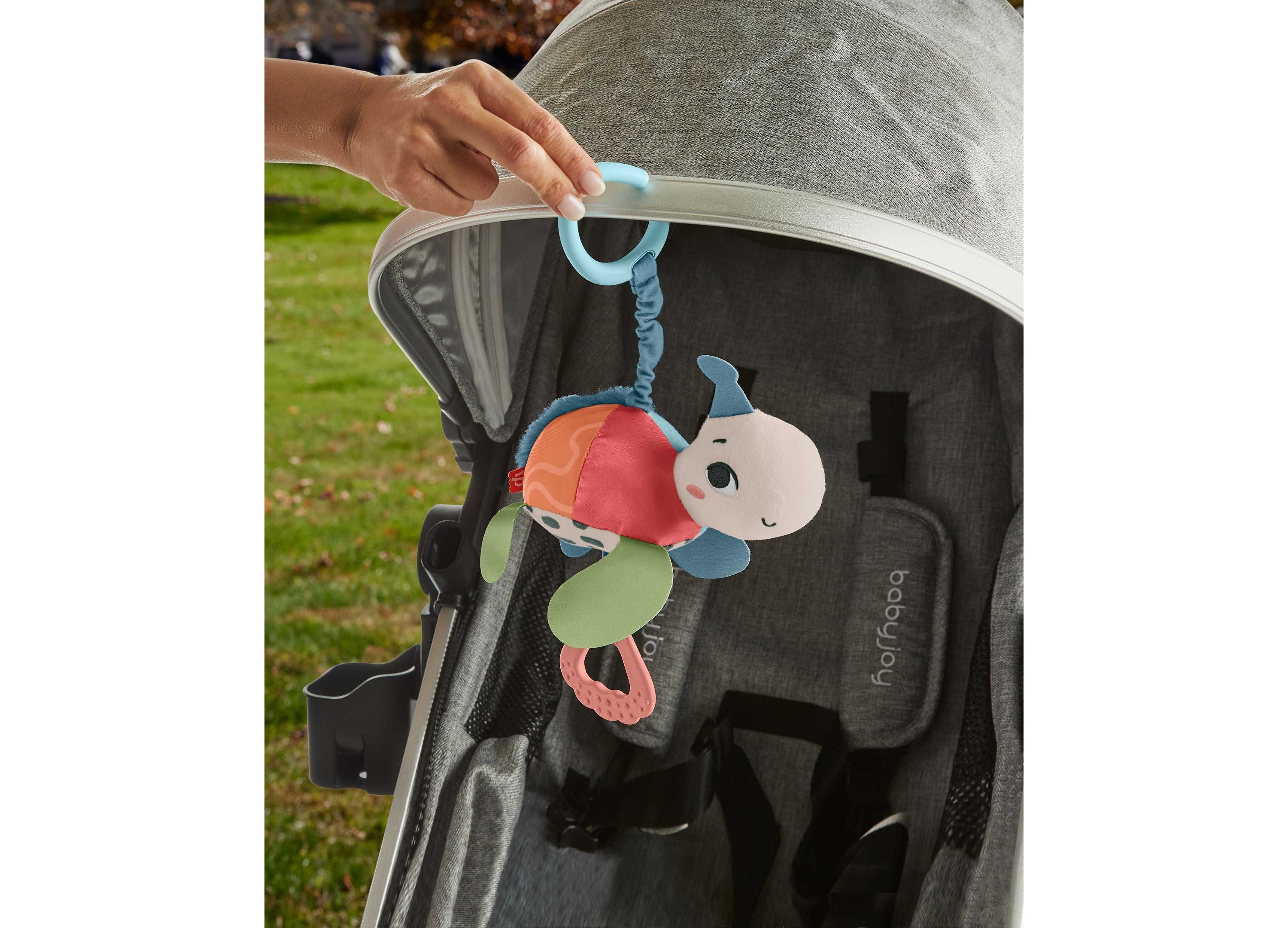 Fisher-Price Planet Friends - Sea Me Bounce Turtle Stroller Toy - Image 3