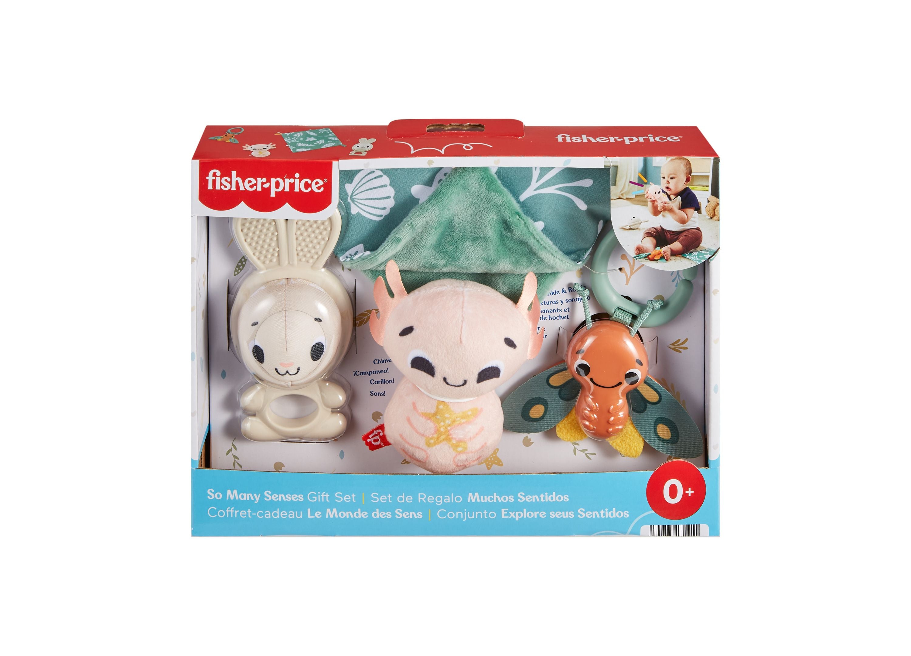 Alternative view of Fisher-Price So Many Senses Gift Set - 4 Baby Sensory Toys