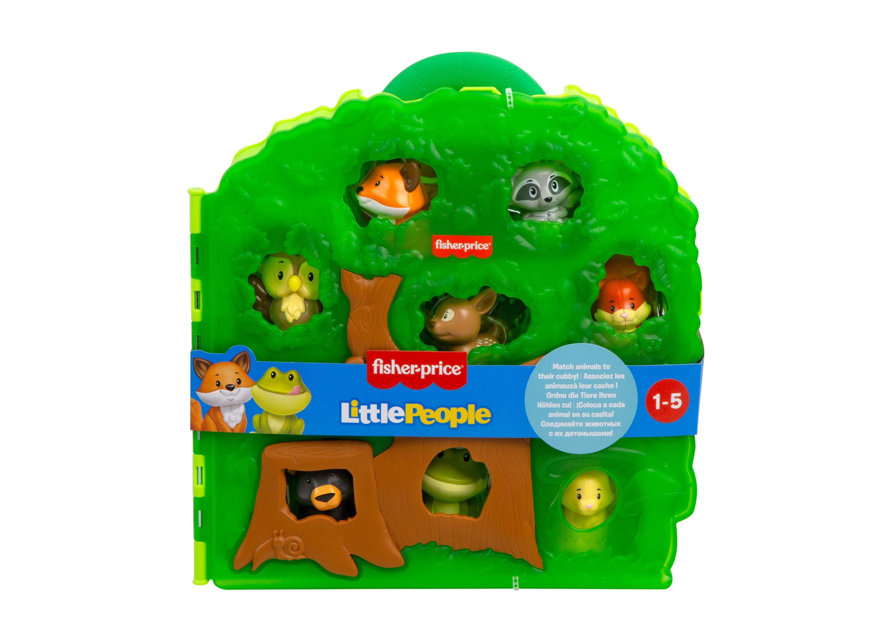 Forest Buddies Plush Animal Playset with Tree-Shaped Carry Case - Image 6