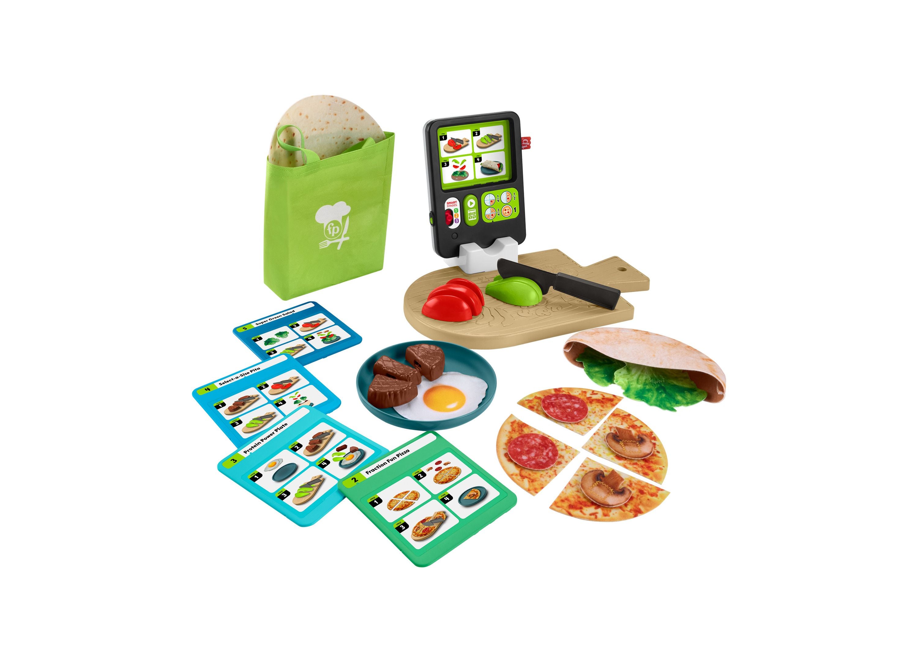Fisher-Price Laugh & Learn Meal Kit Preschool Playset, 30-Piece