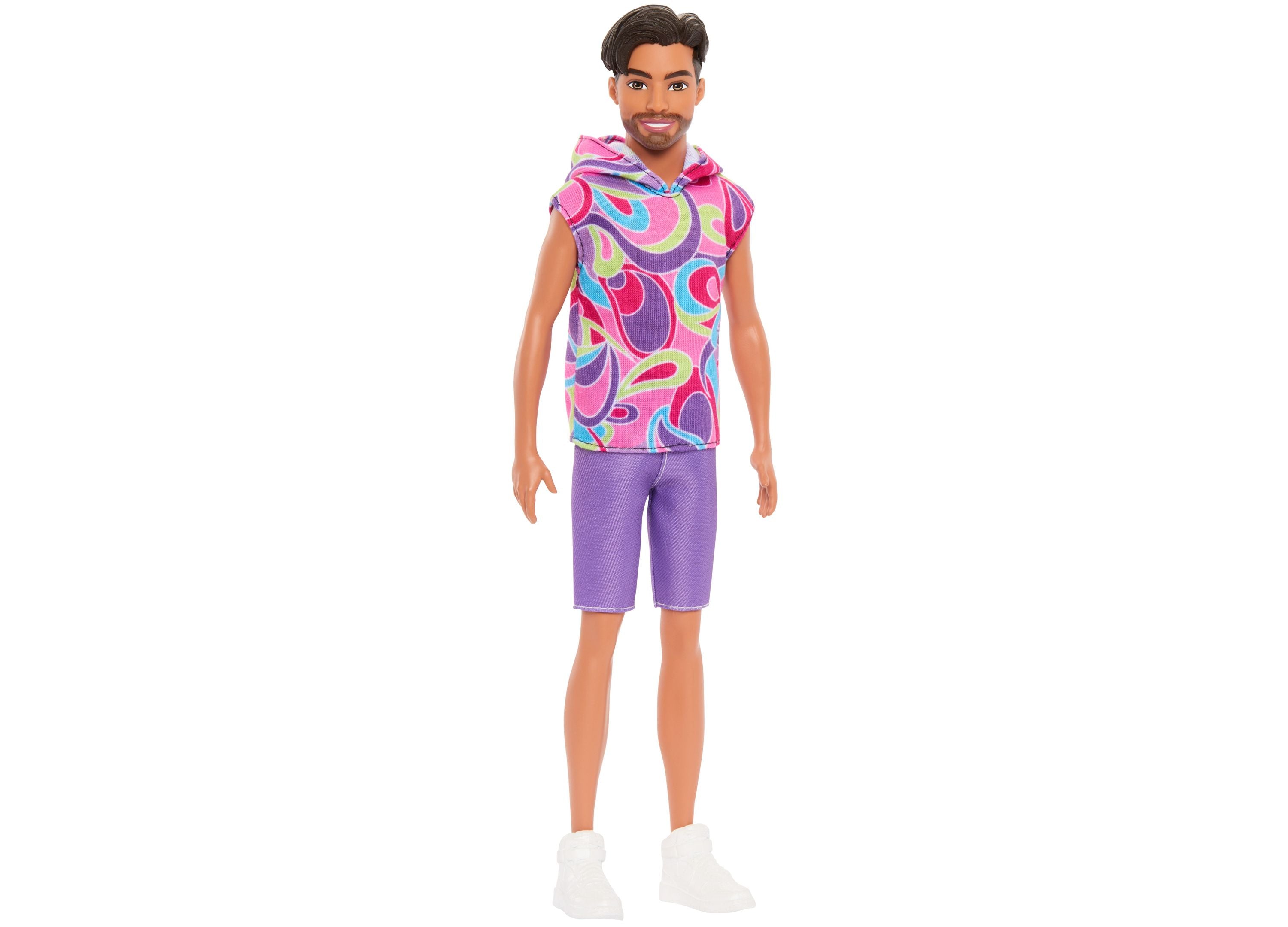 Barbie Fashionistas 65th Anniversary Ken Doll - Trendy Hoodie & Sporty Shorts