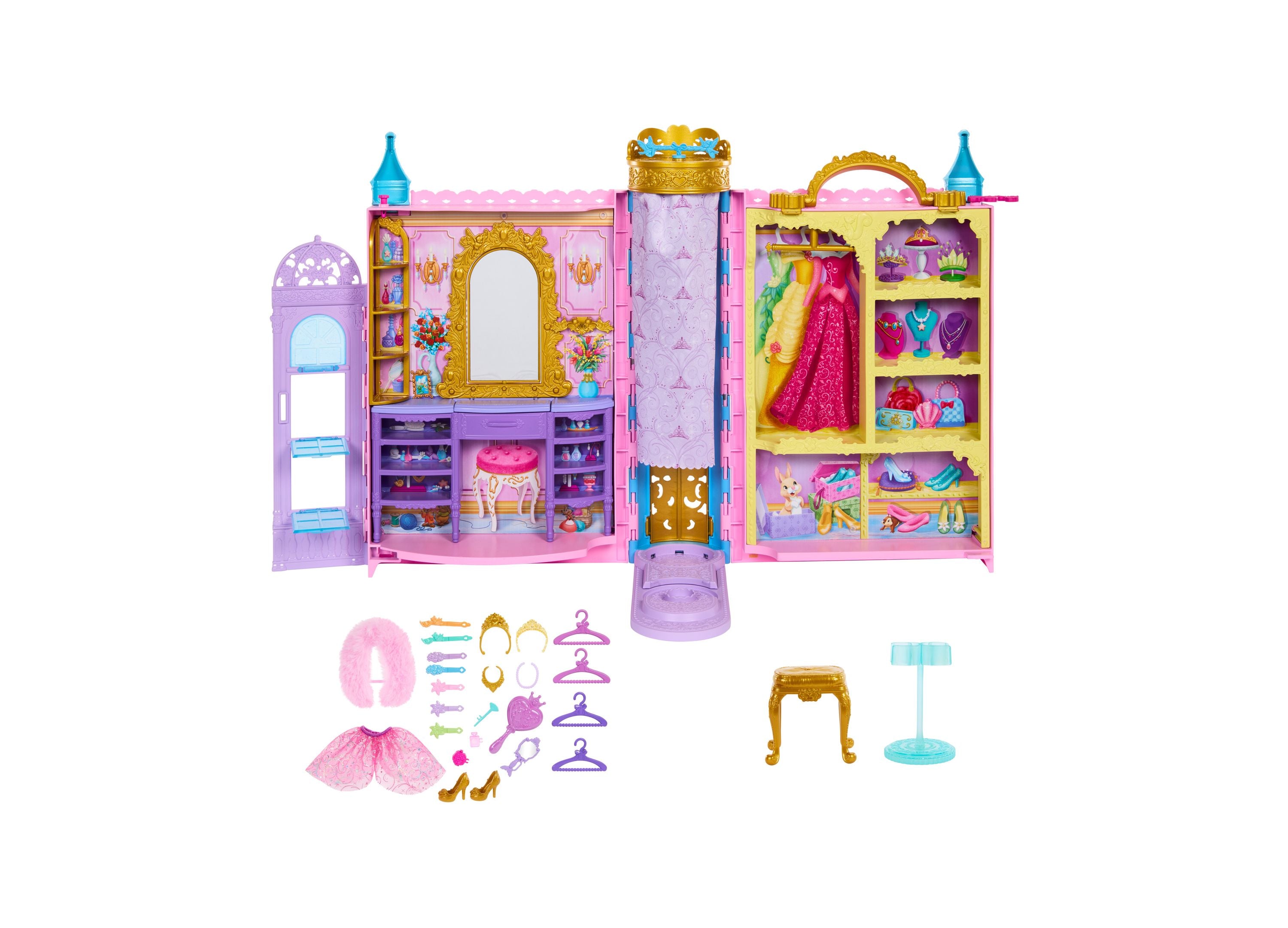 Disney Princess - Ready for the Ball Closet with Fashions, Accessories & Storage