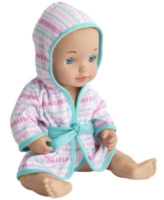 Alternative view of You & Me 12-Inch Bath Time Baby Doll With Cozy Robe