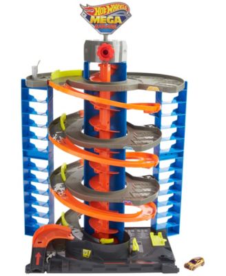 Alternative view of Hot Wheels City Mega 4-Level Garage Playset with 60+ Car Storage
