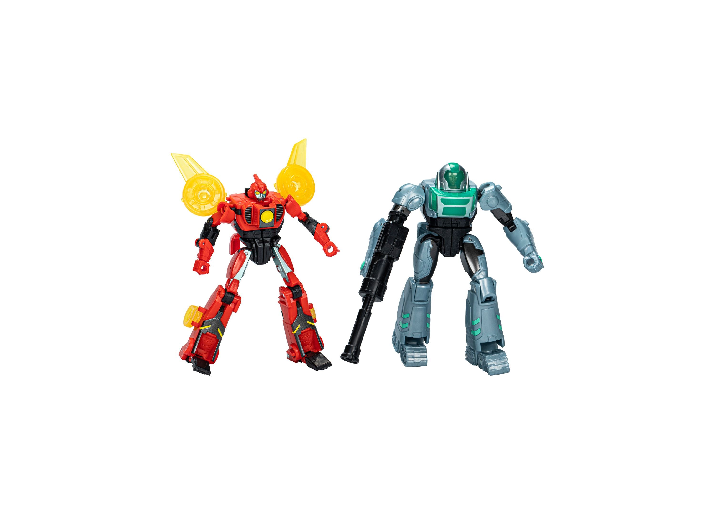 Transformers EarthSpark Cyber-Combiner Terran Twitch and Robby Malto Action Figure