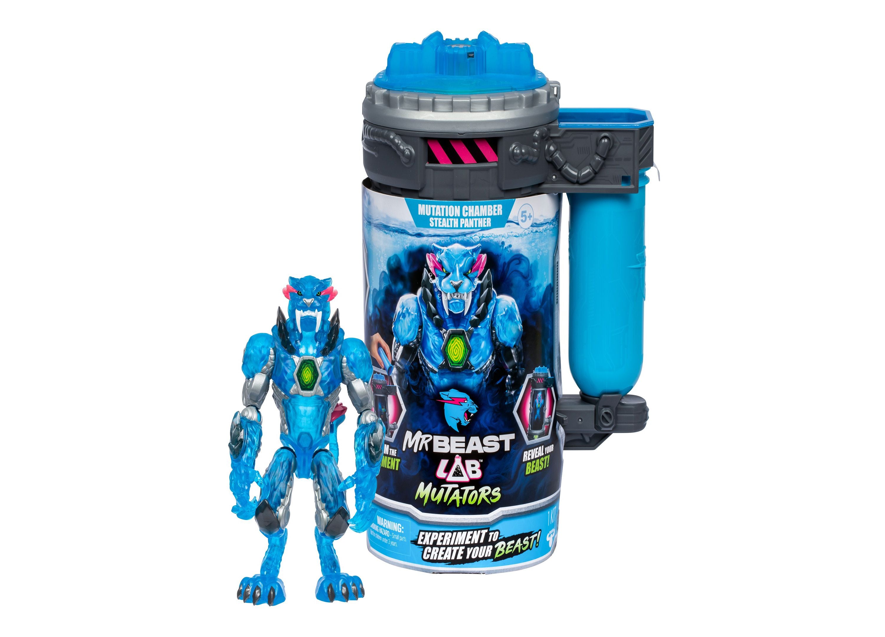 Mr Beast Lab Mutator Stealth Panther Interactive Action Figure