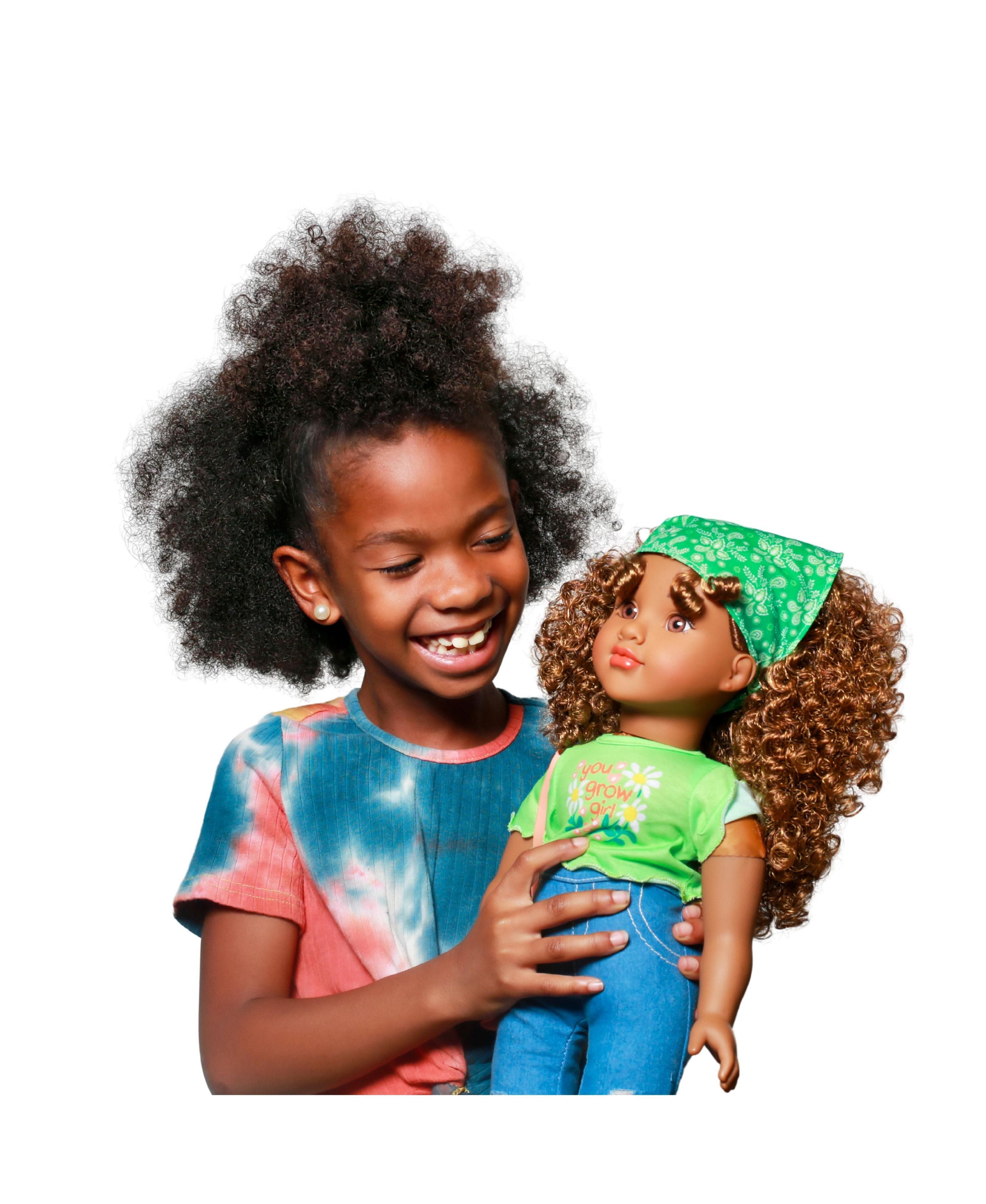 Positively Perfect Dolls 18" Willow Doll with Brown Hair and Golden Highlights - Image 7