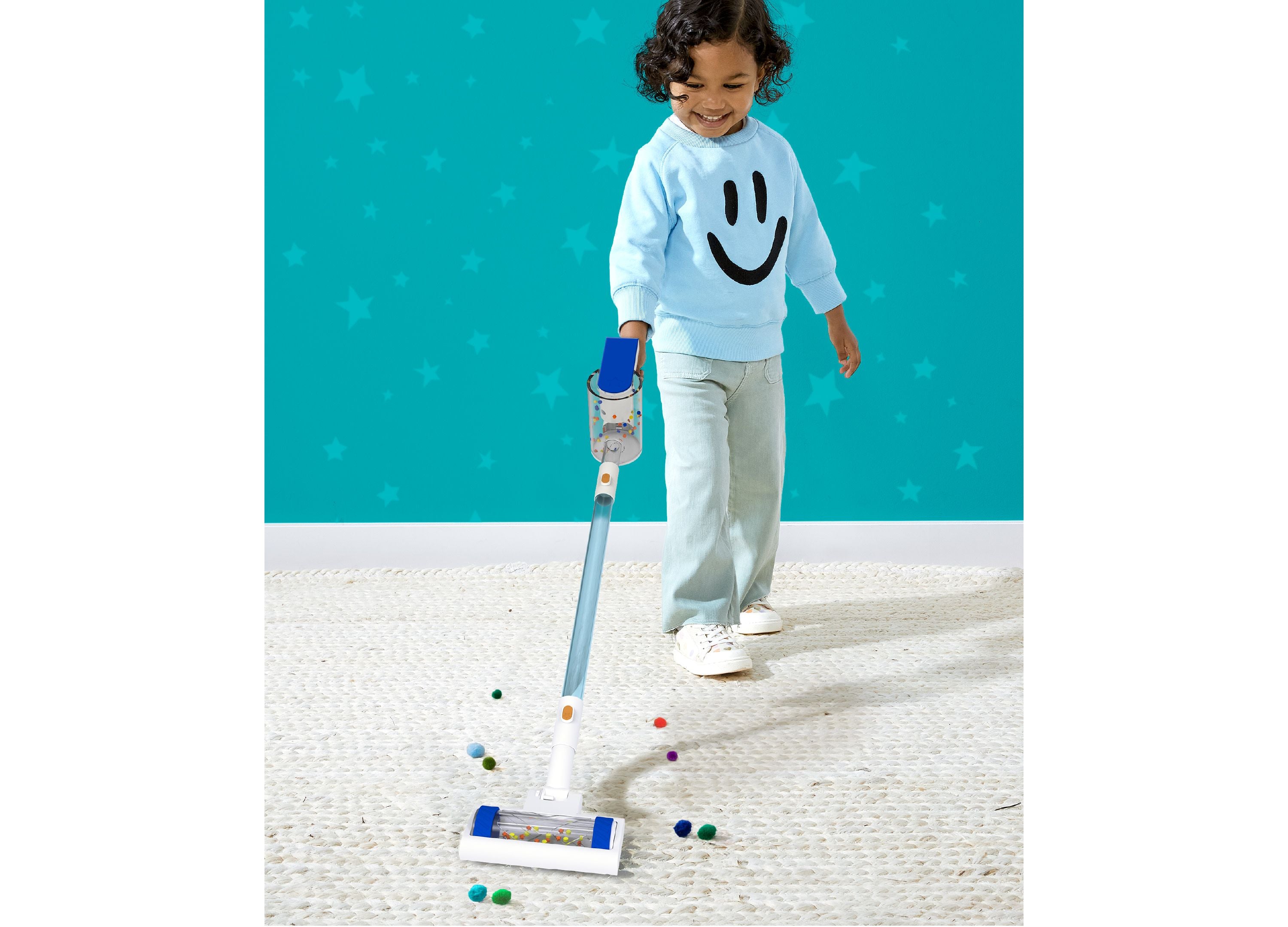 Geoffrey's Toy Box Cordless Vacuum 2-In-1 Pretend Playset - Image 7